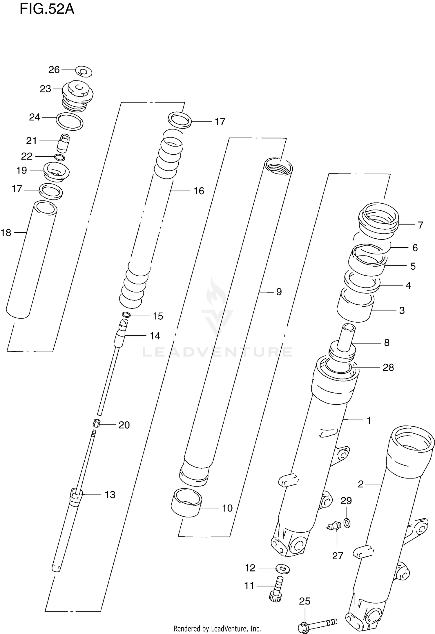 FRONT DAMPER (MODEL W/X/Y)