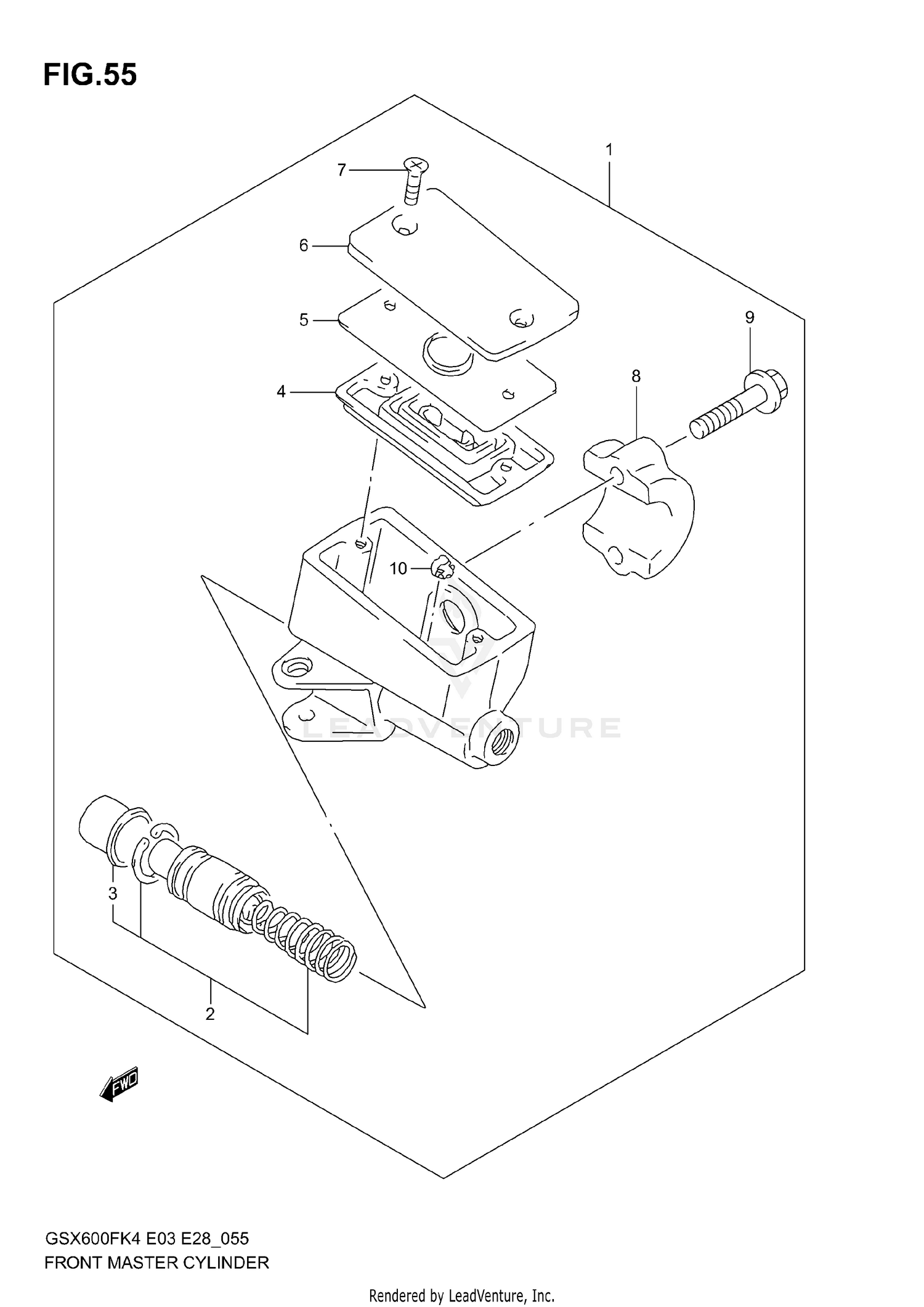 FRONT MASTER CYLINDER