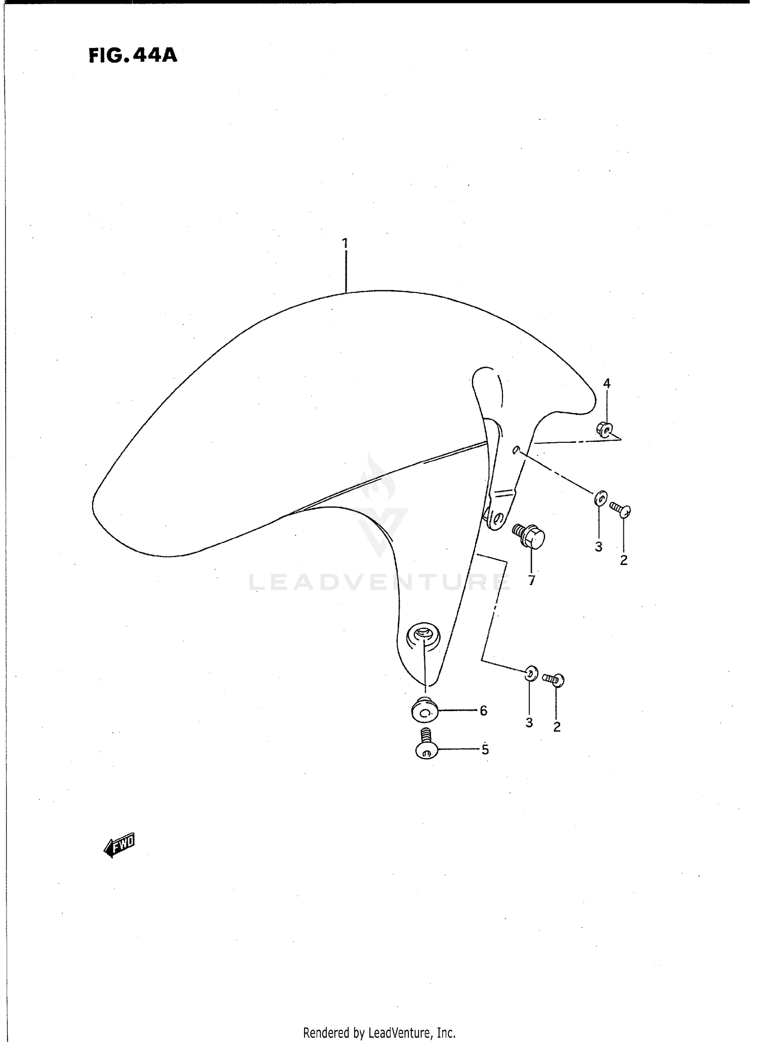 FRONT FENDER (MODEL R/S)