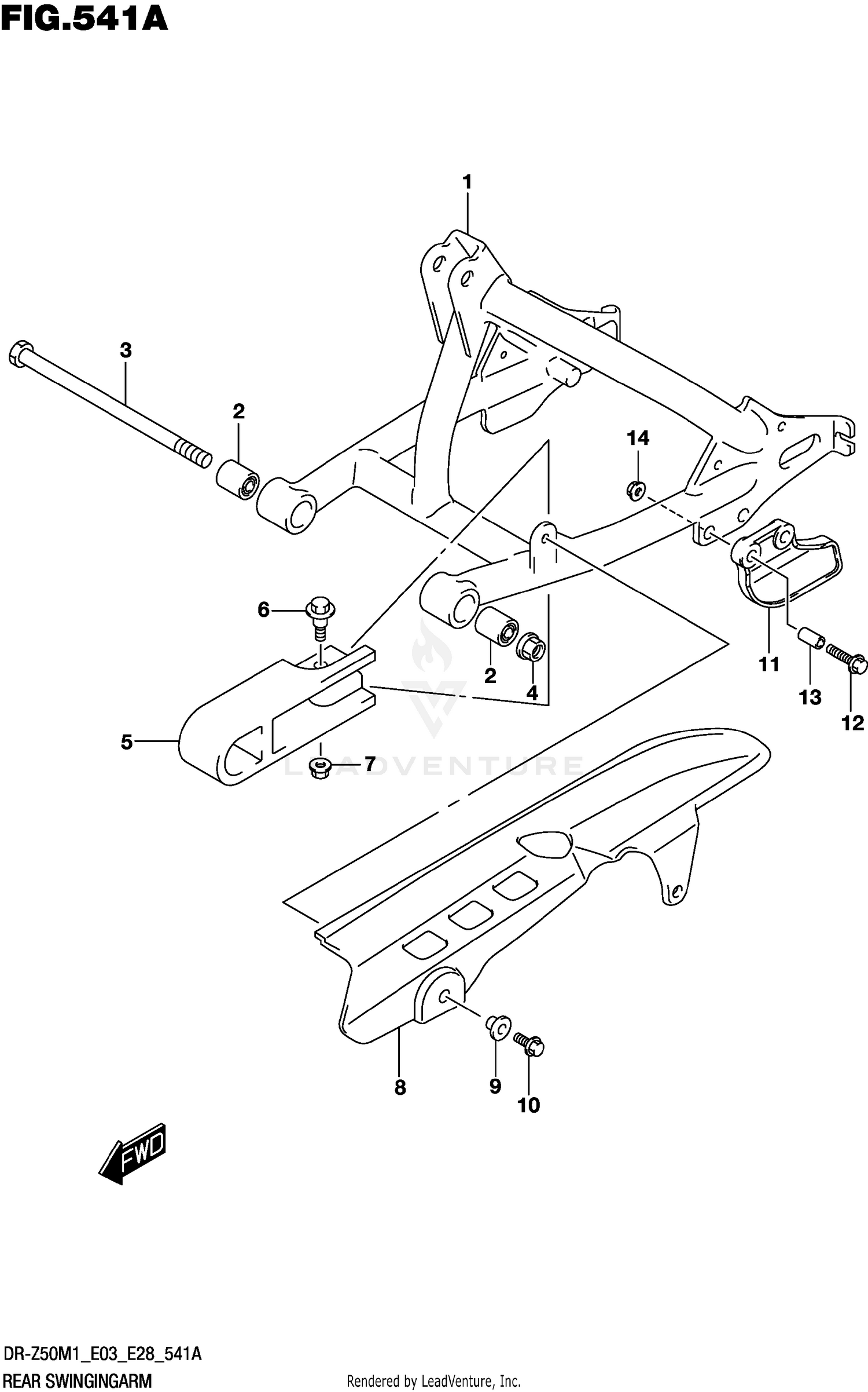 REAR SWINGINGARM