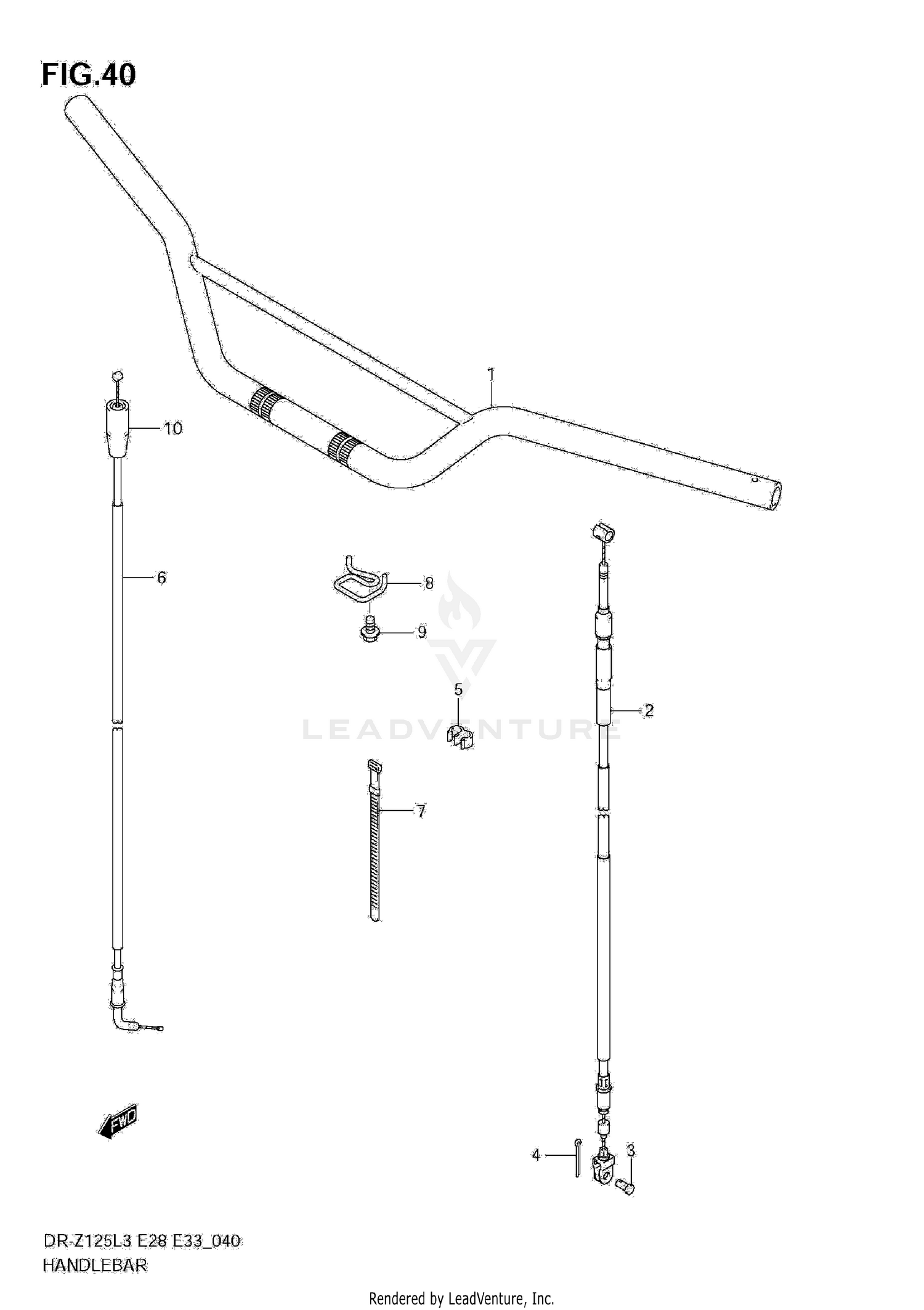 HANDLEBAR (DR-Z125LL3 E33)