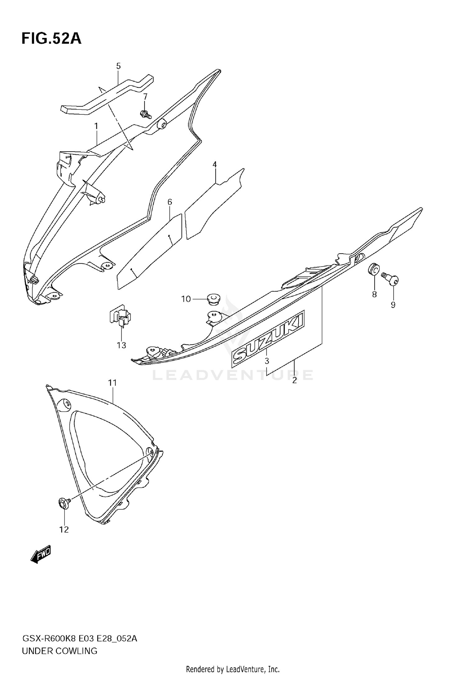 UNDER COWLING (MODEL K9)
