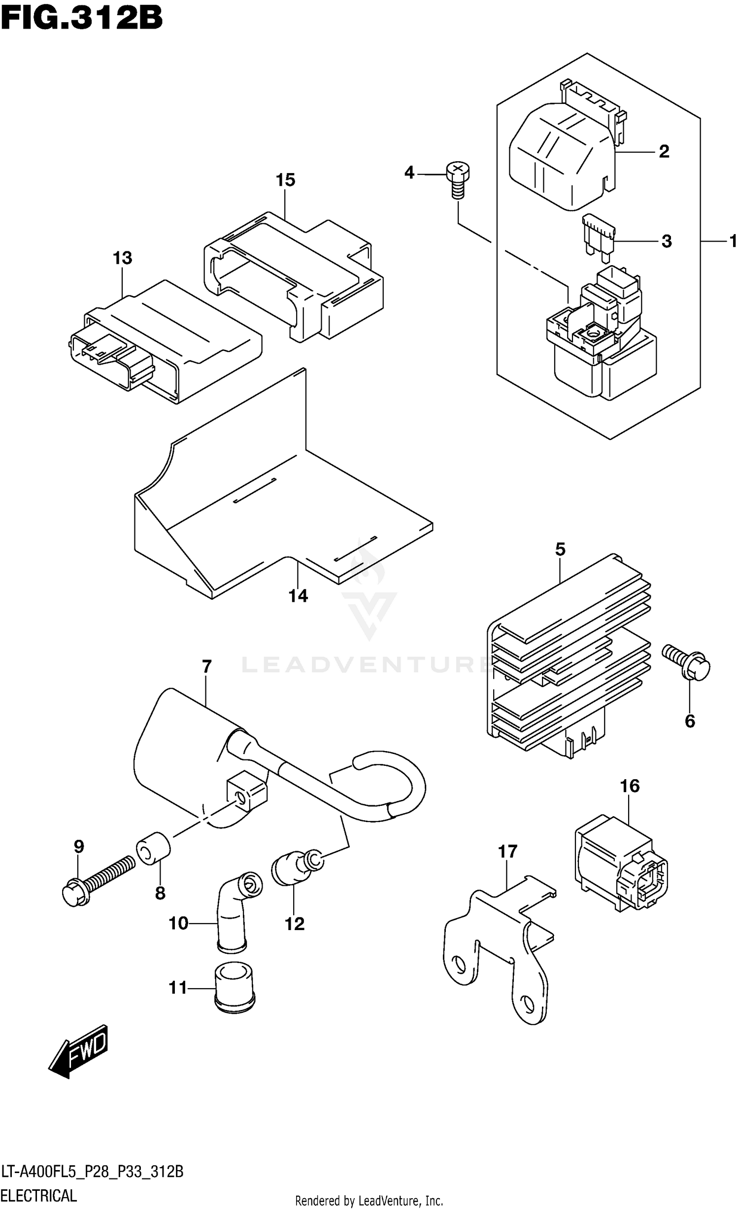 ELECTRICAL (LT-A400FL5 P33)