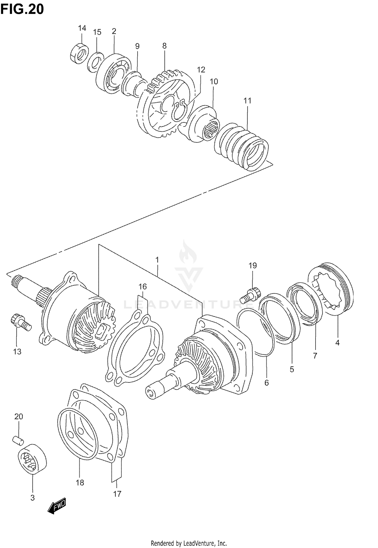 SECONDARY DRIVE GEAR