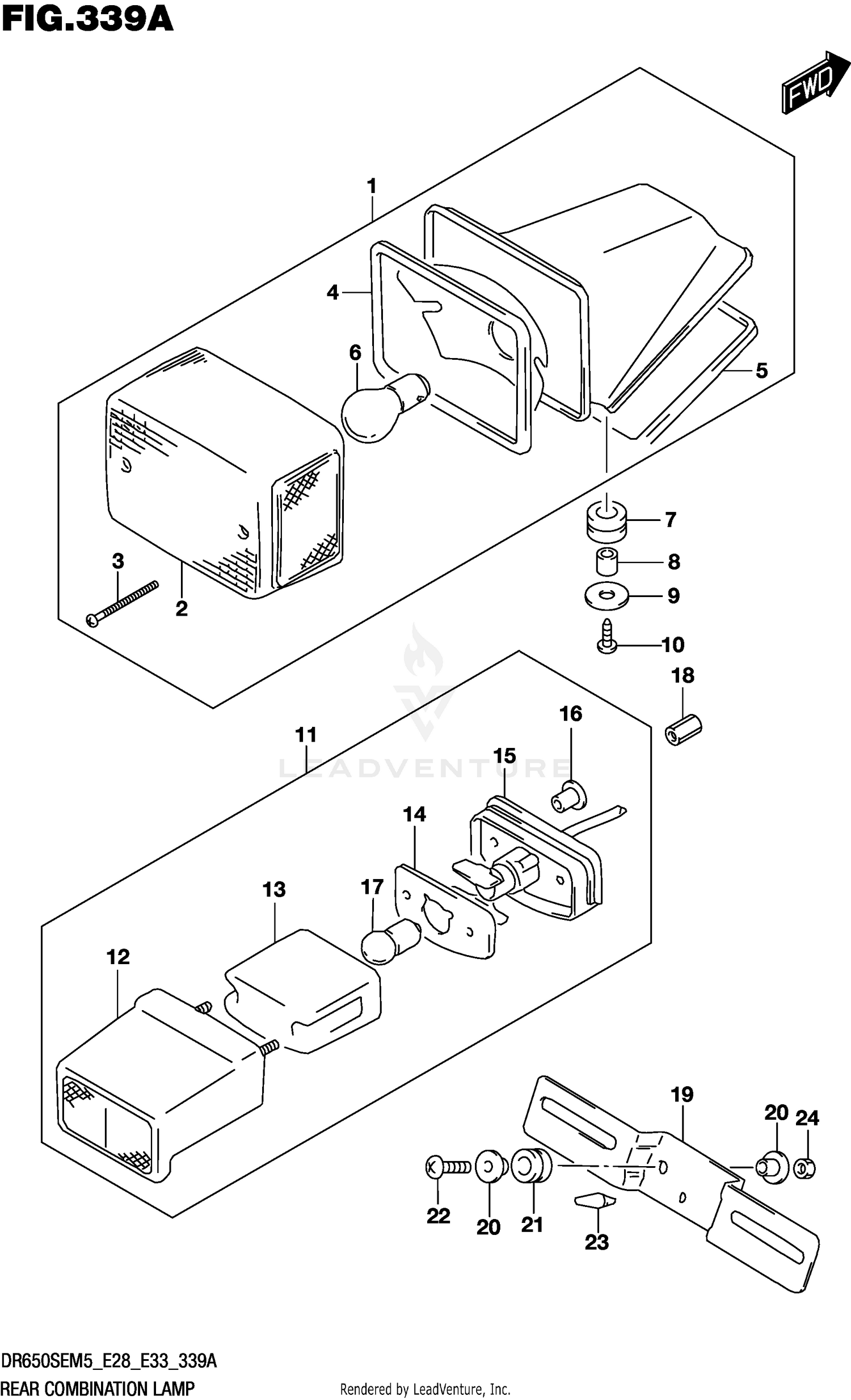 REAR COMBINATION LAMP