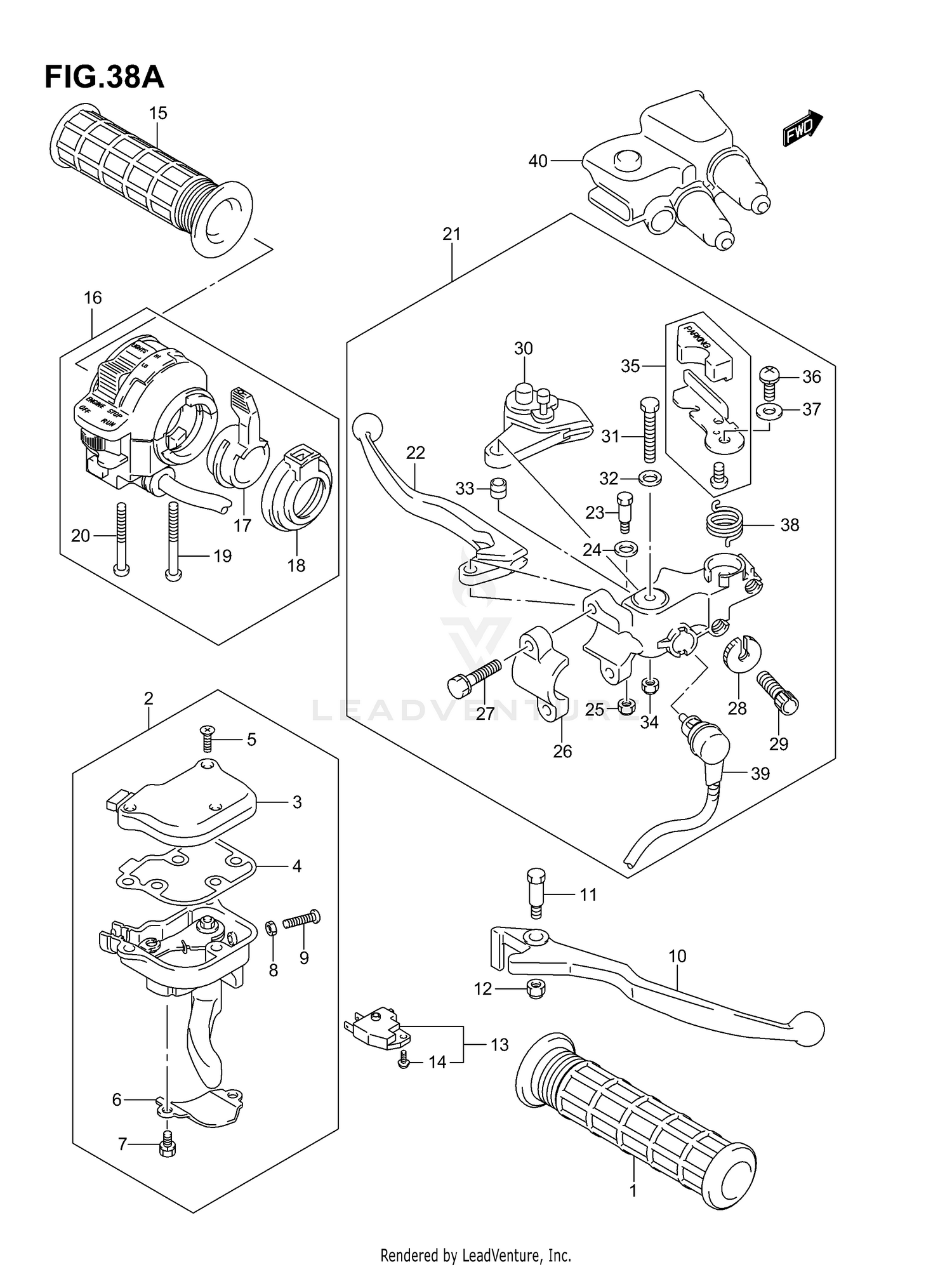 HANDLE LEVER (MODEL K4/K5/K6/K7)