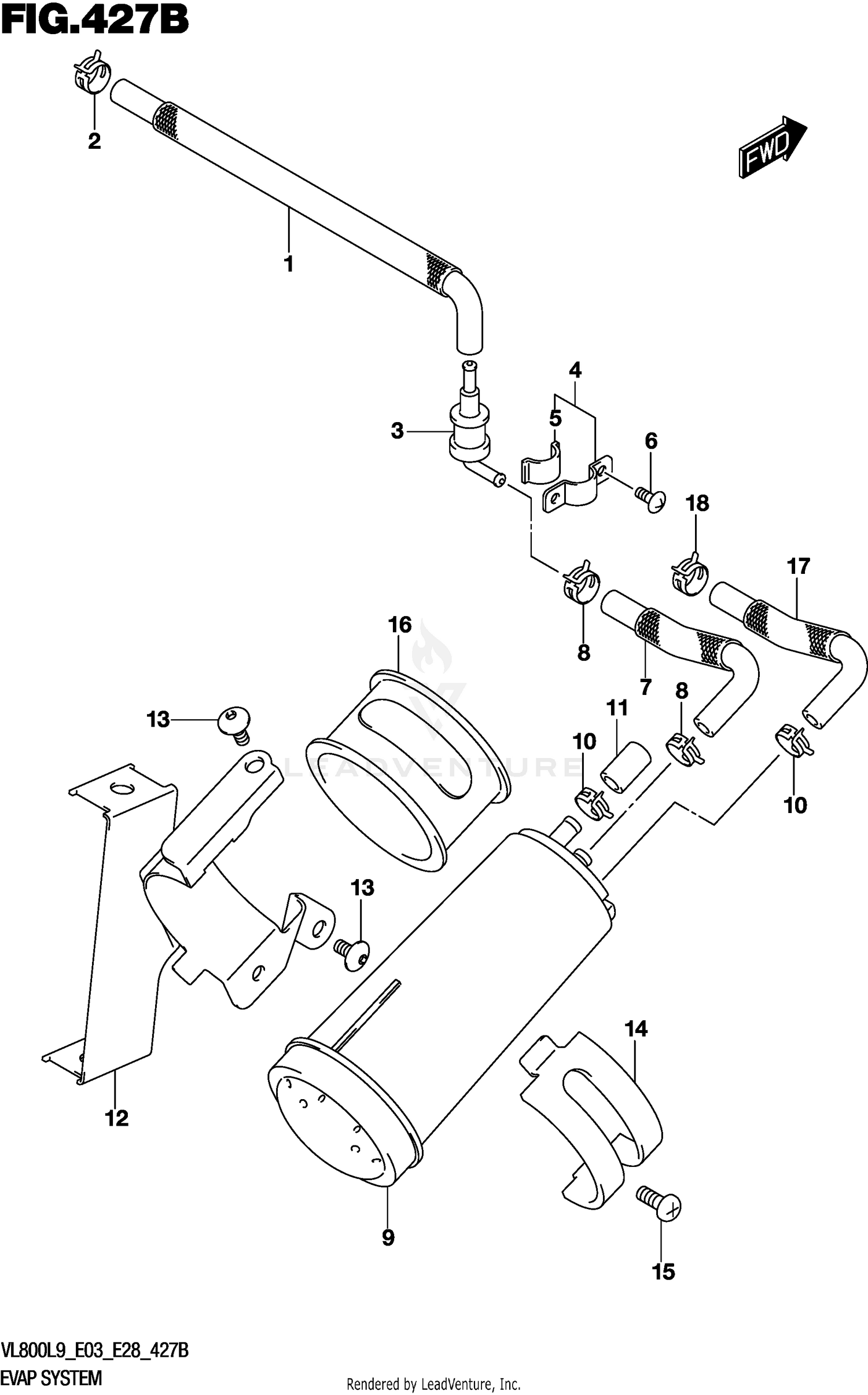 EVAP SYSTEM (VL800TL9 E33)