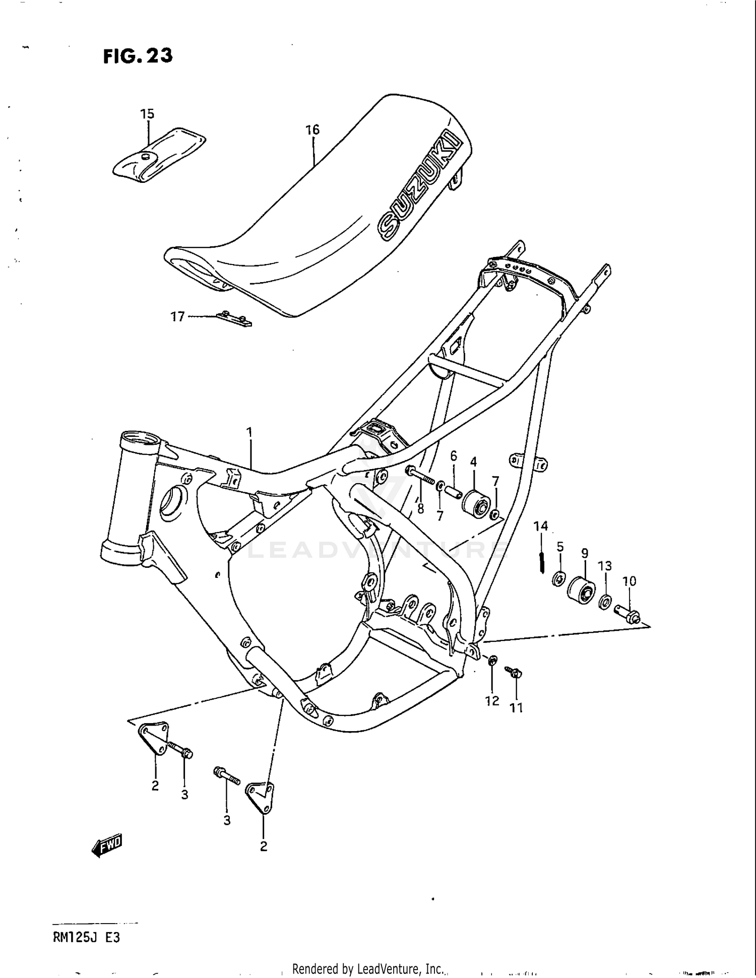 FRAME - SEAT (MODEL G)