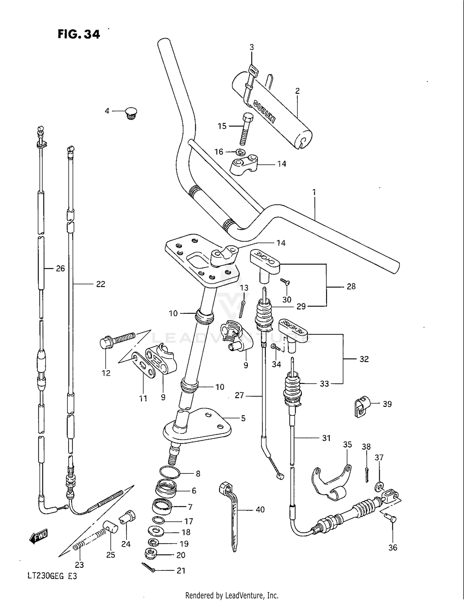 HANDLEBAR - STEERING