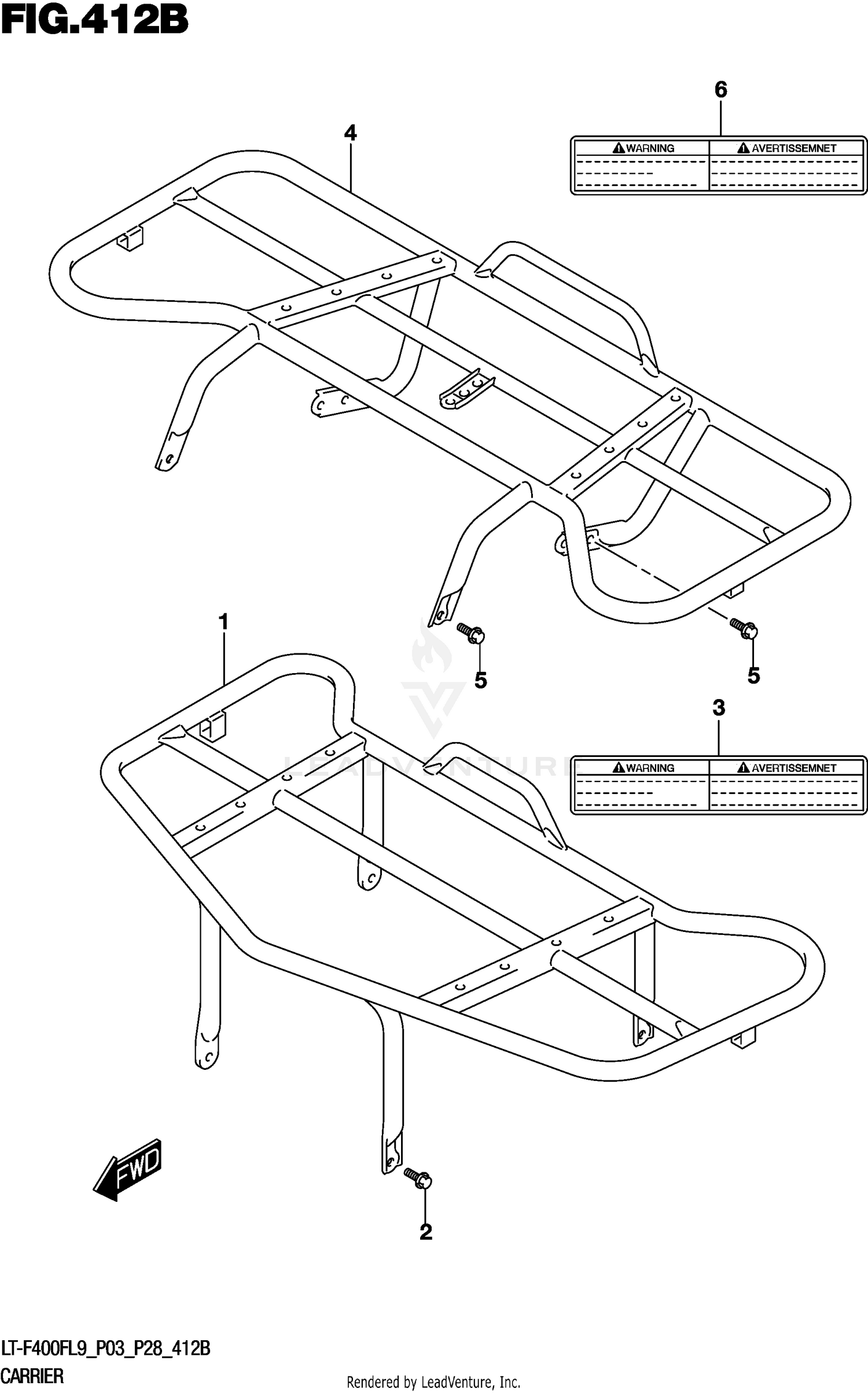 CARRIER (LT-F400FL9 P28)