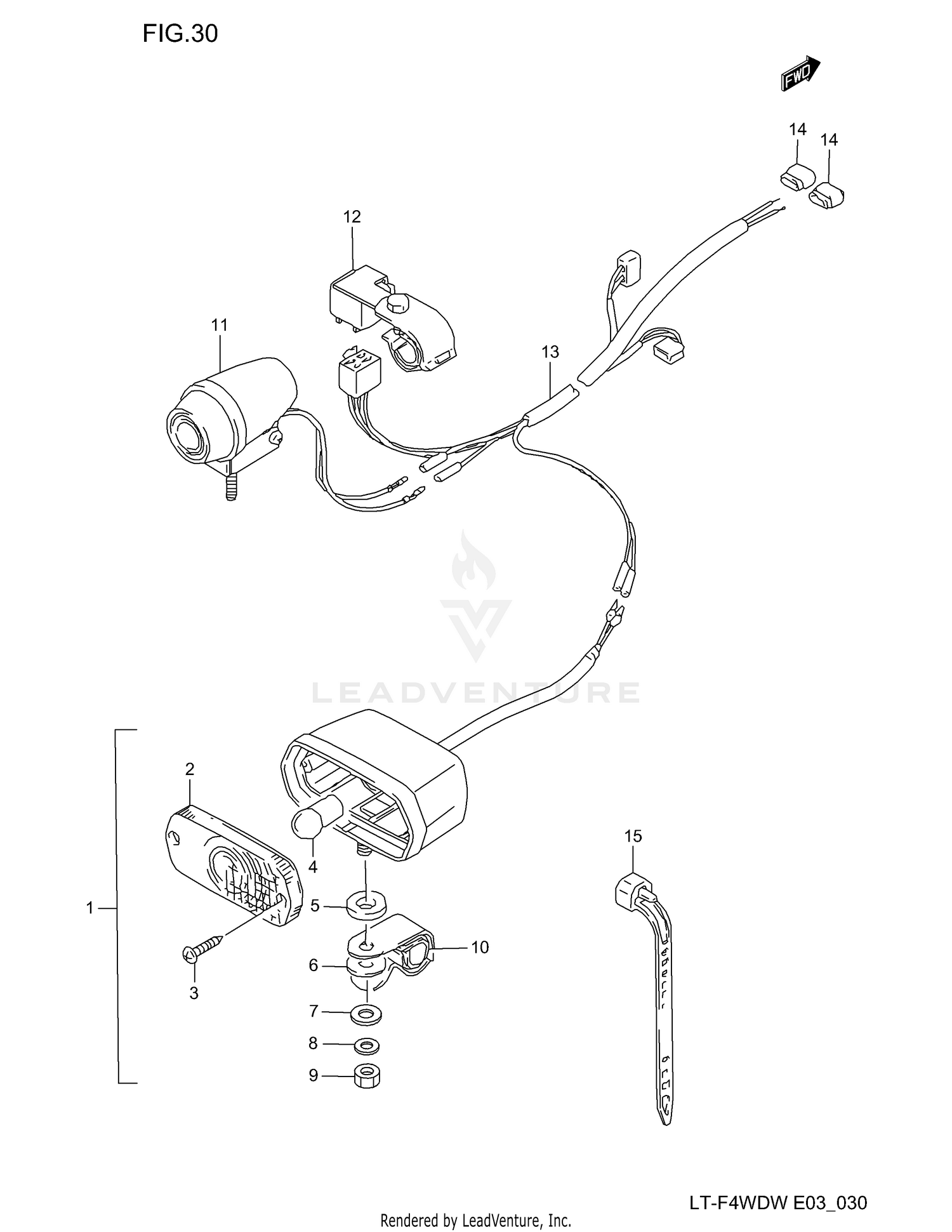 BACKUP LAMP (OPTIONAL)