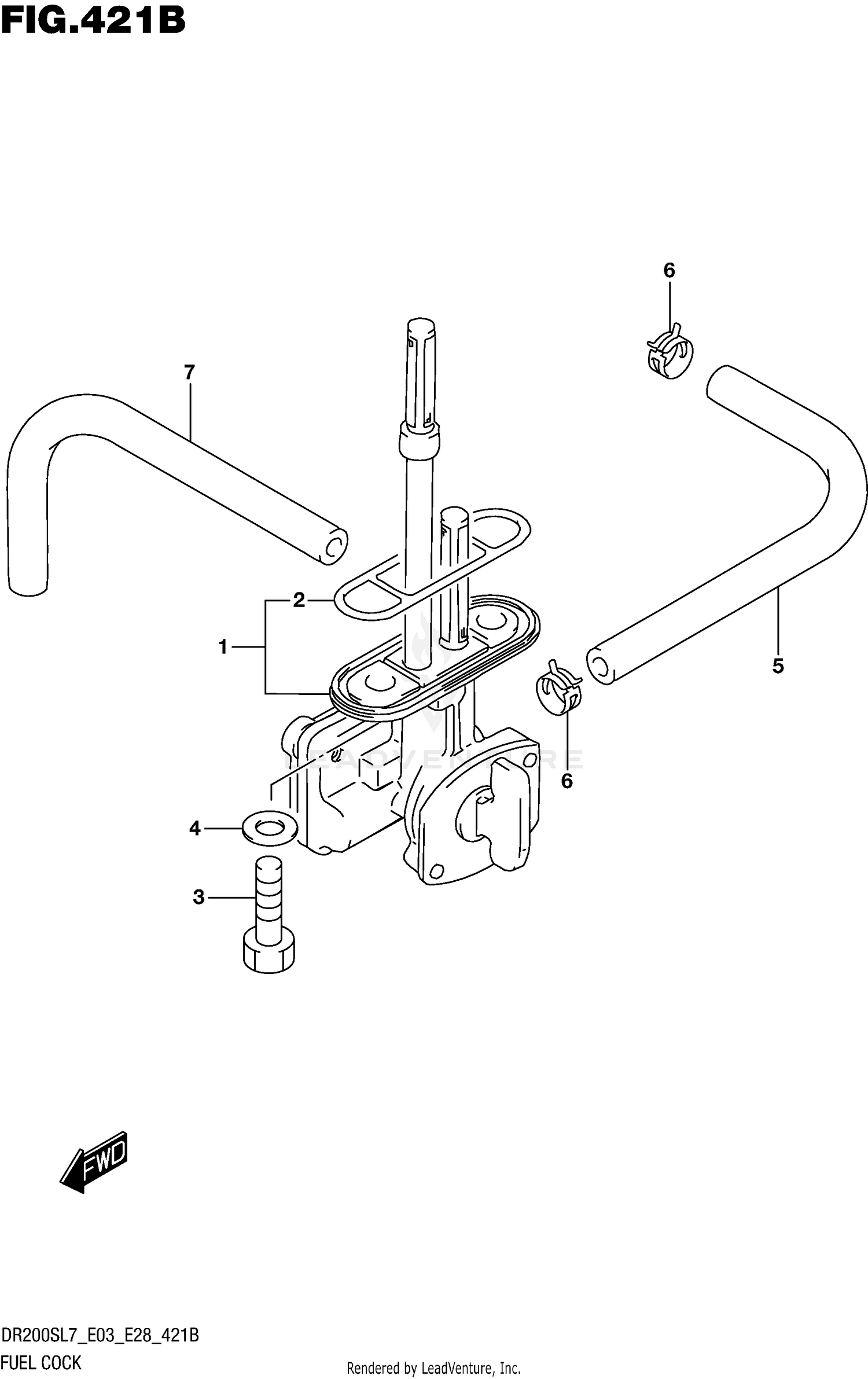 FUEL COCK (DR200SL7 E28)
