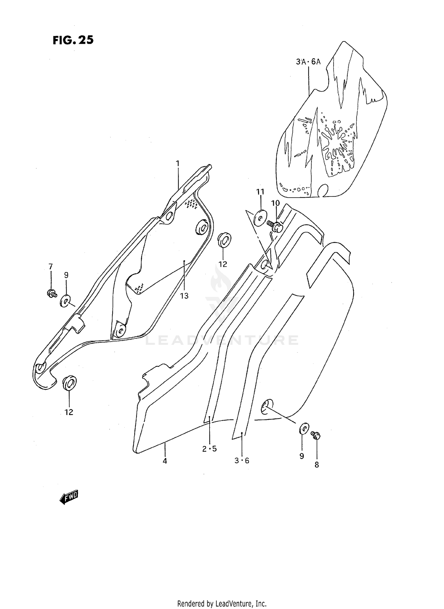 FRAME COVER (MODEL K/L/M)