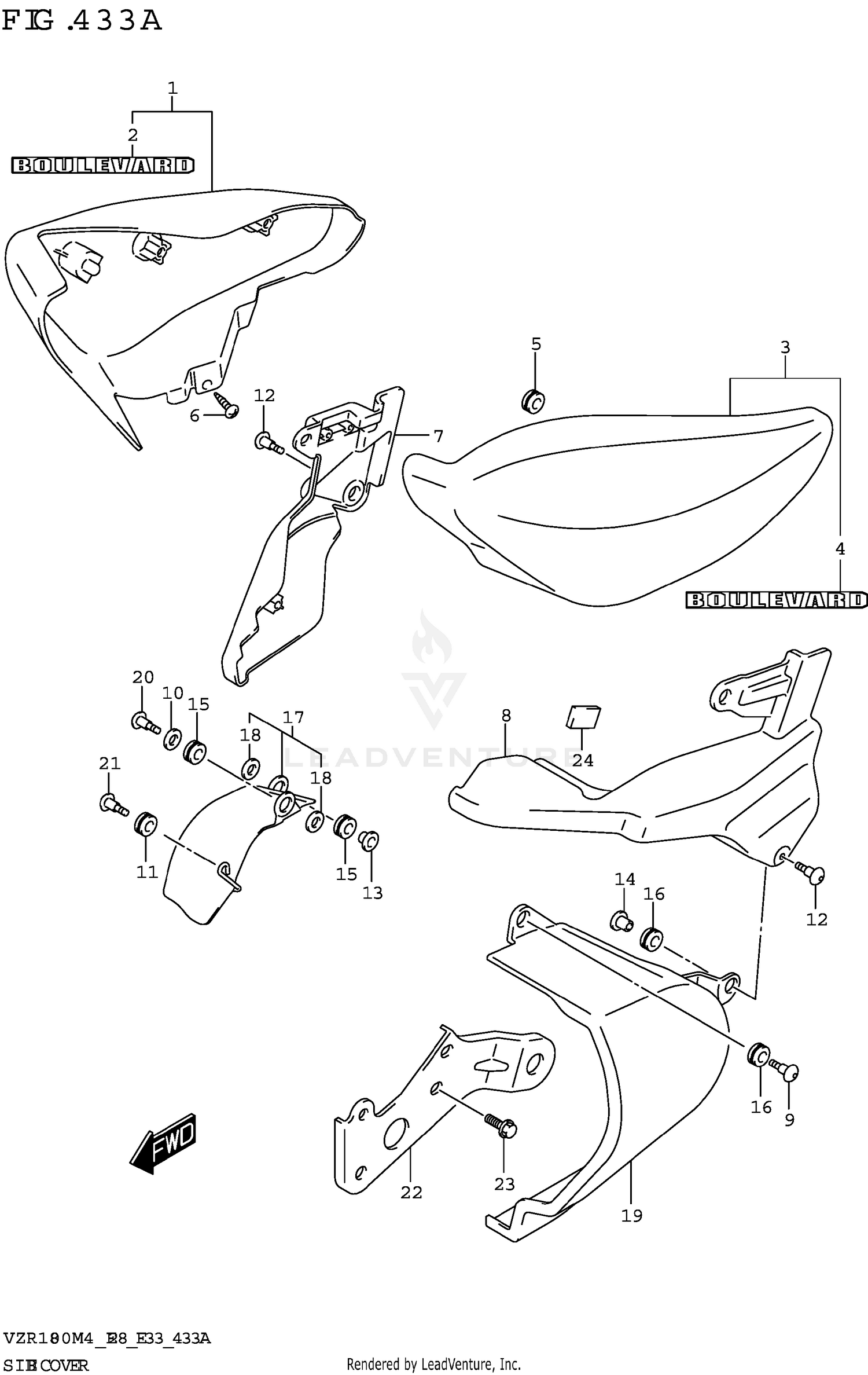 SIDE COVER (VZR1800)