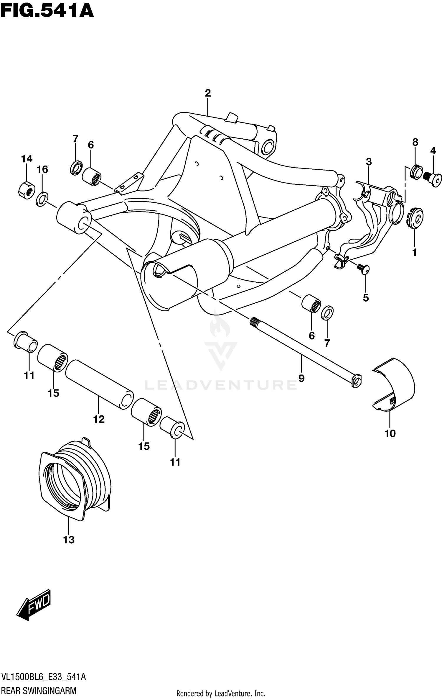 REAR SWINGINGARM
