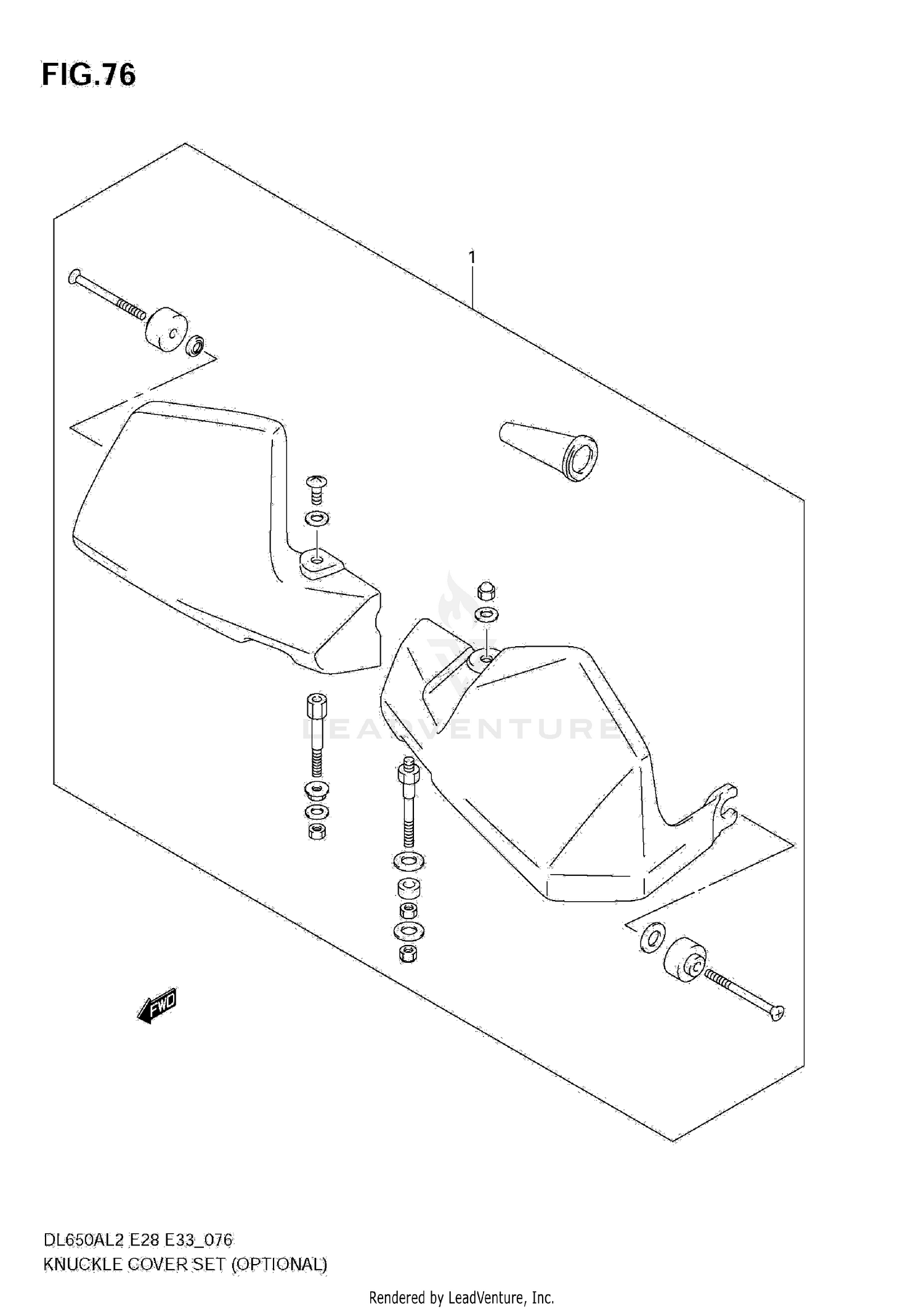 KNUCKLE COVER SET (OPTIONAL)