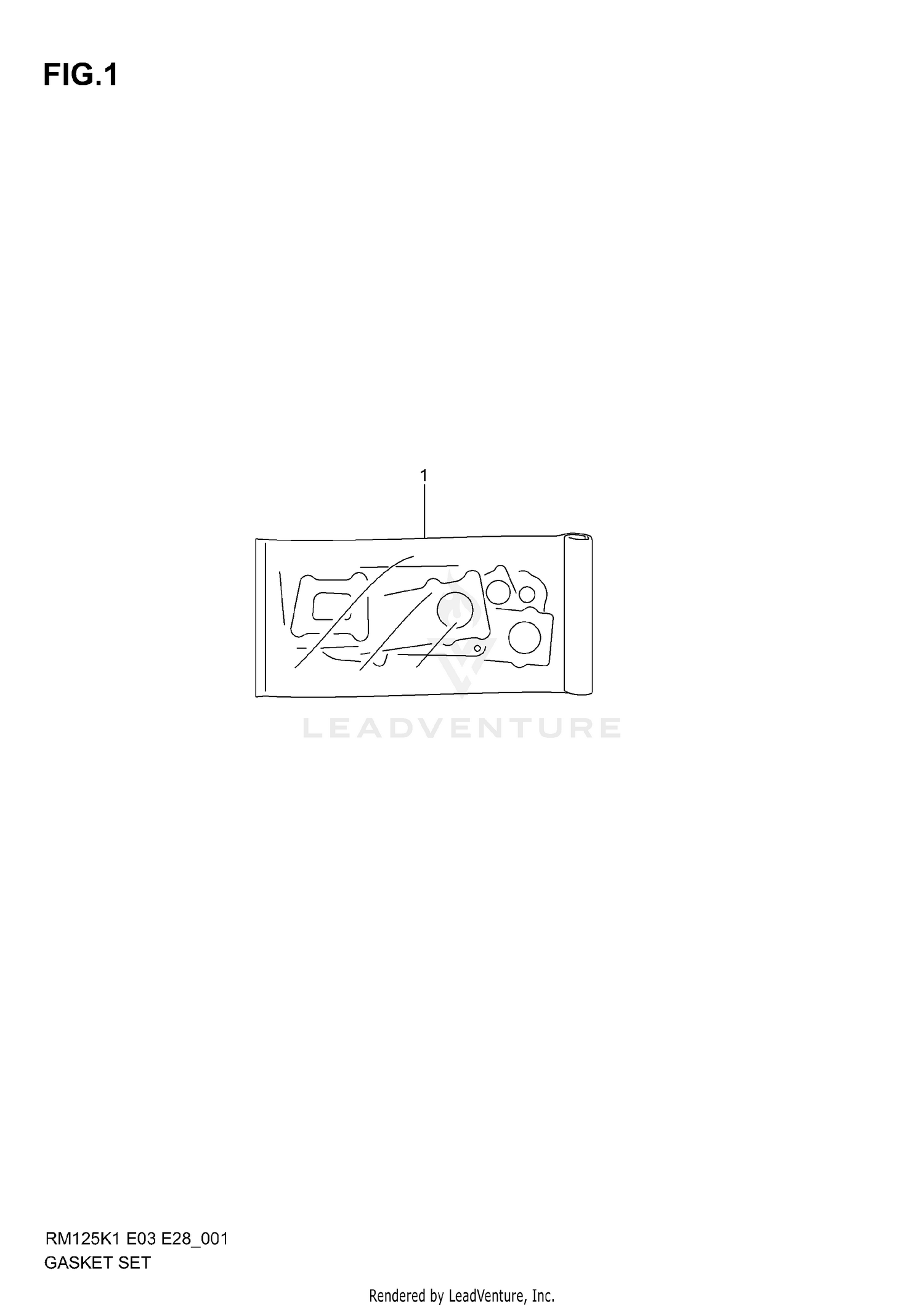 GASKET SET (MODEL K1/K2)