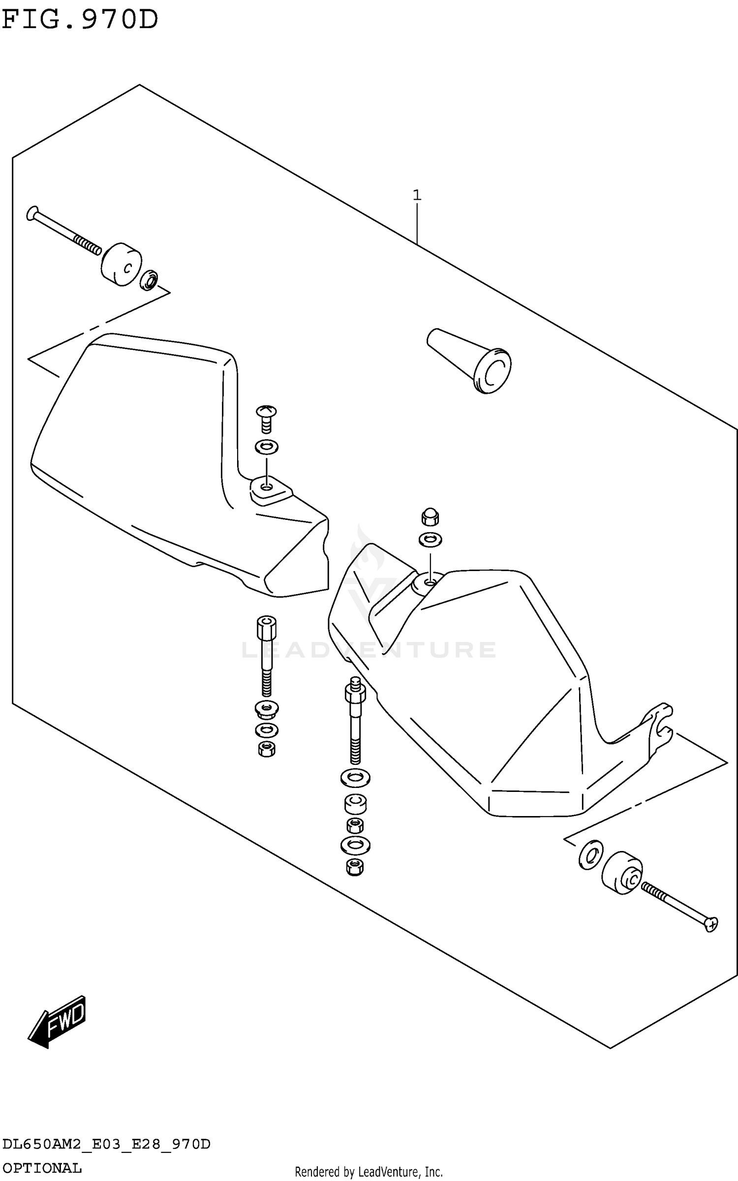 OPTIONAL (DL650AM2 E28:KNUCKLE COVER SET)