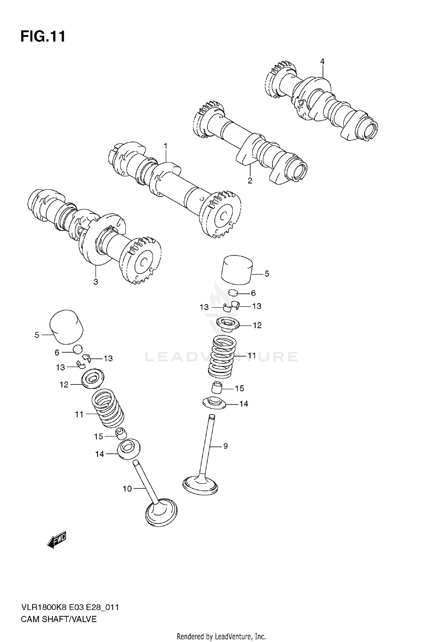 CAMSHAFT - VALVE