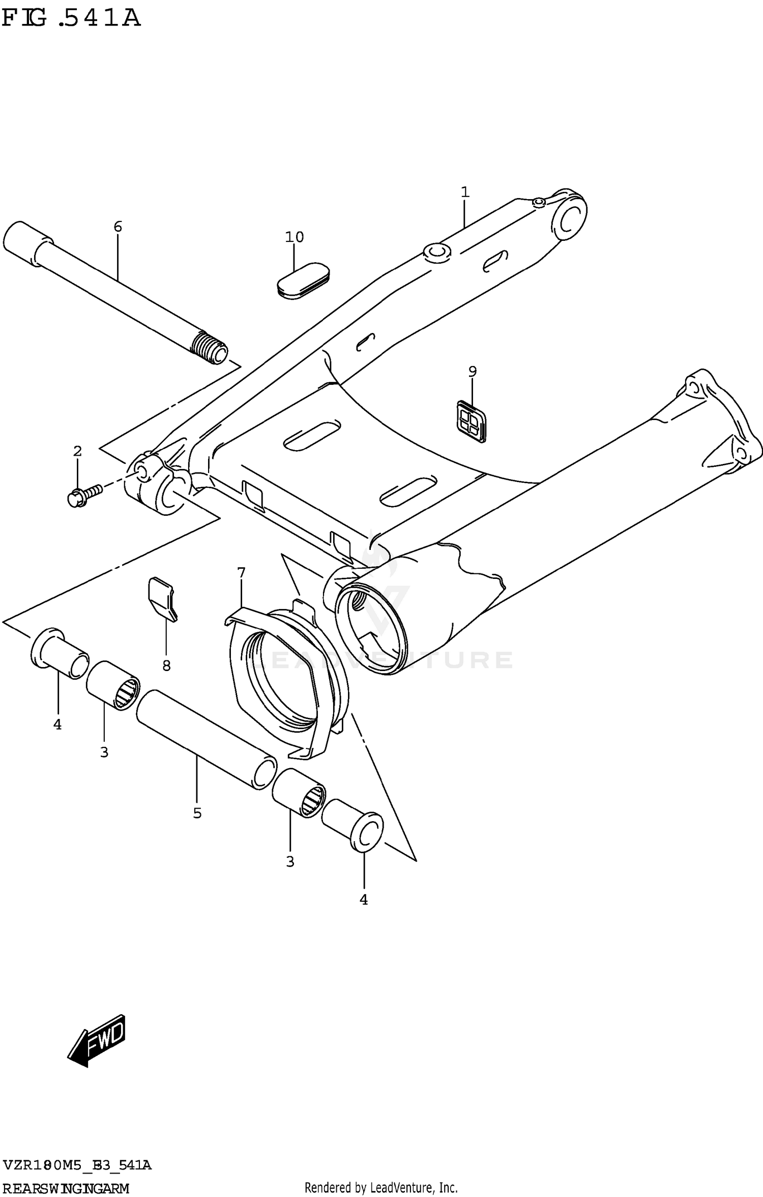 REAR SWINGINGARM