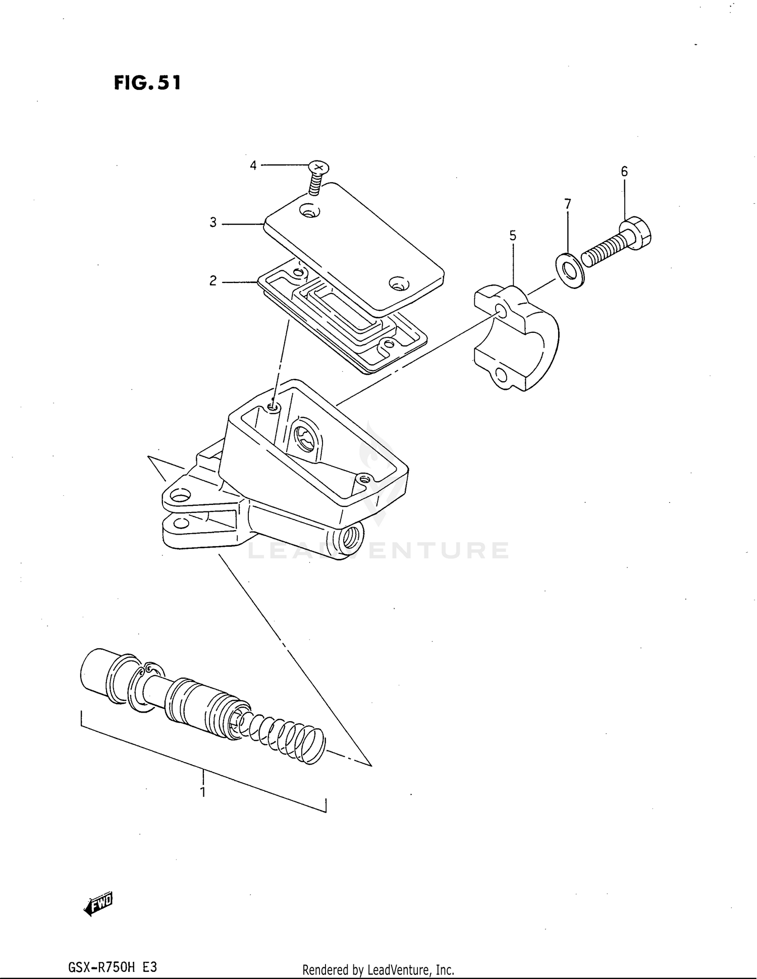 FRONT MASTER CYLINDER