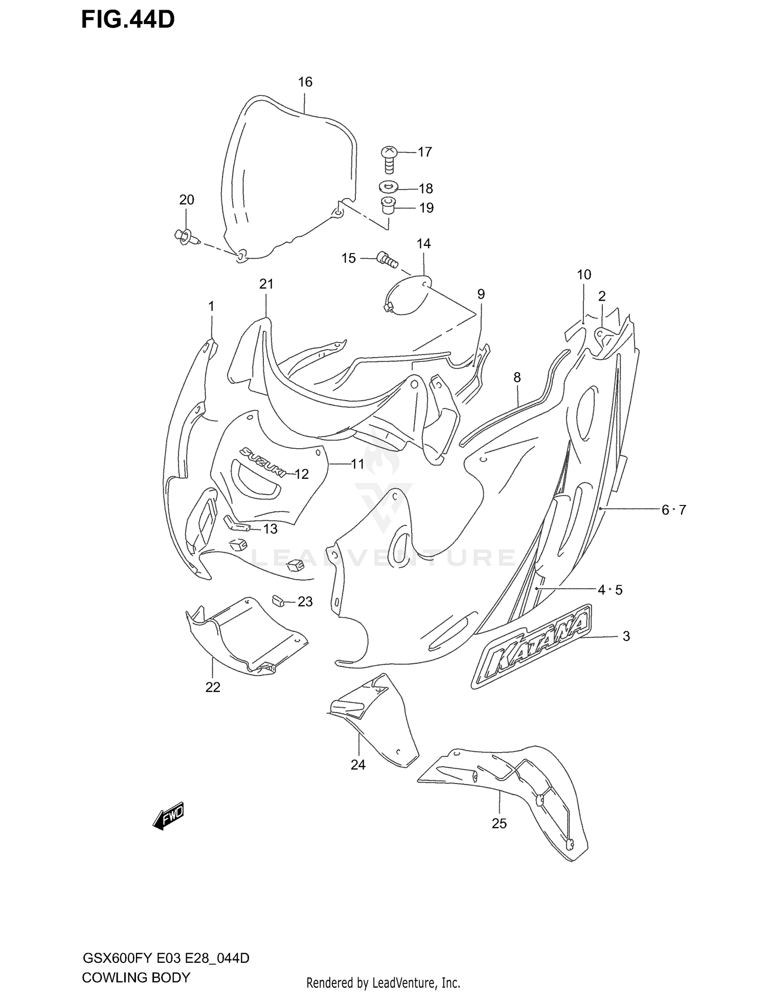 COWLING BODY (MODEL K2)