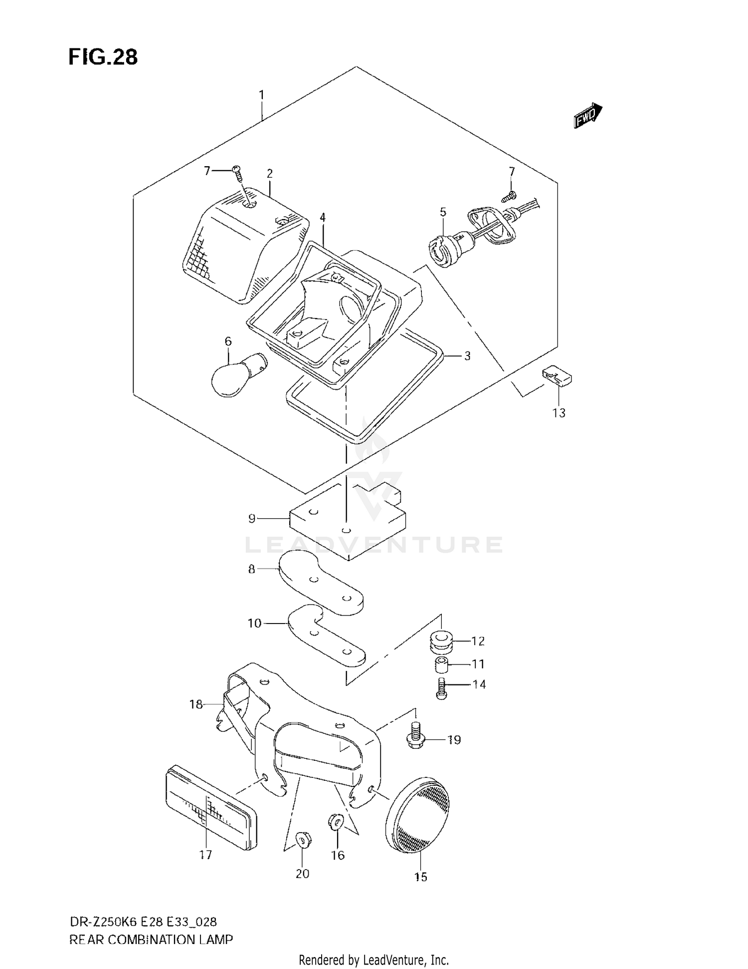 REAR COMBINATION LAMP