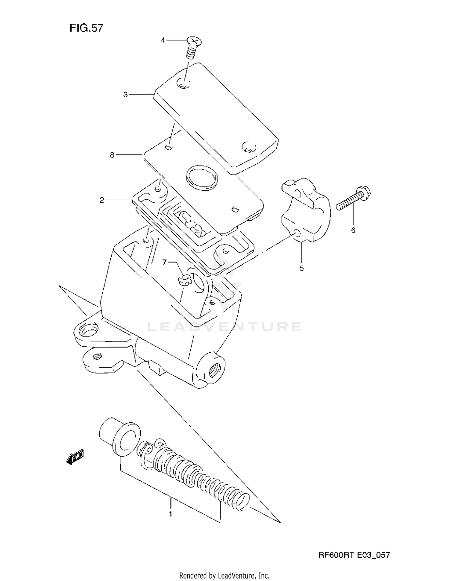 FRONT MASTER CYLINDER