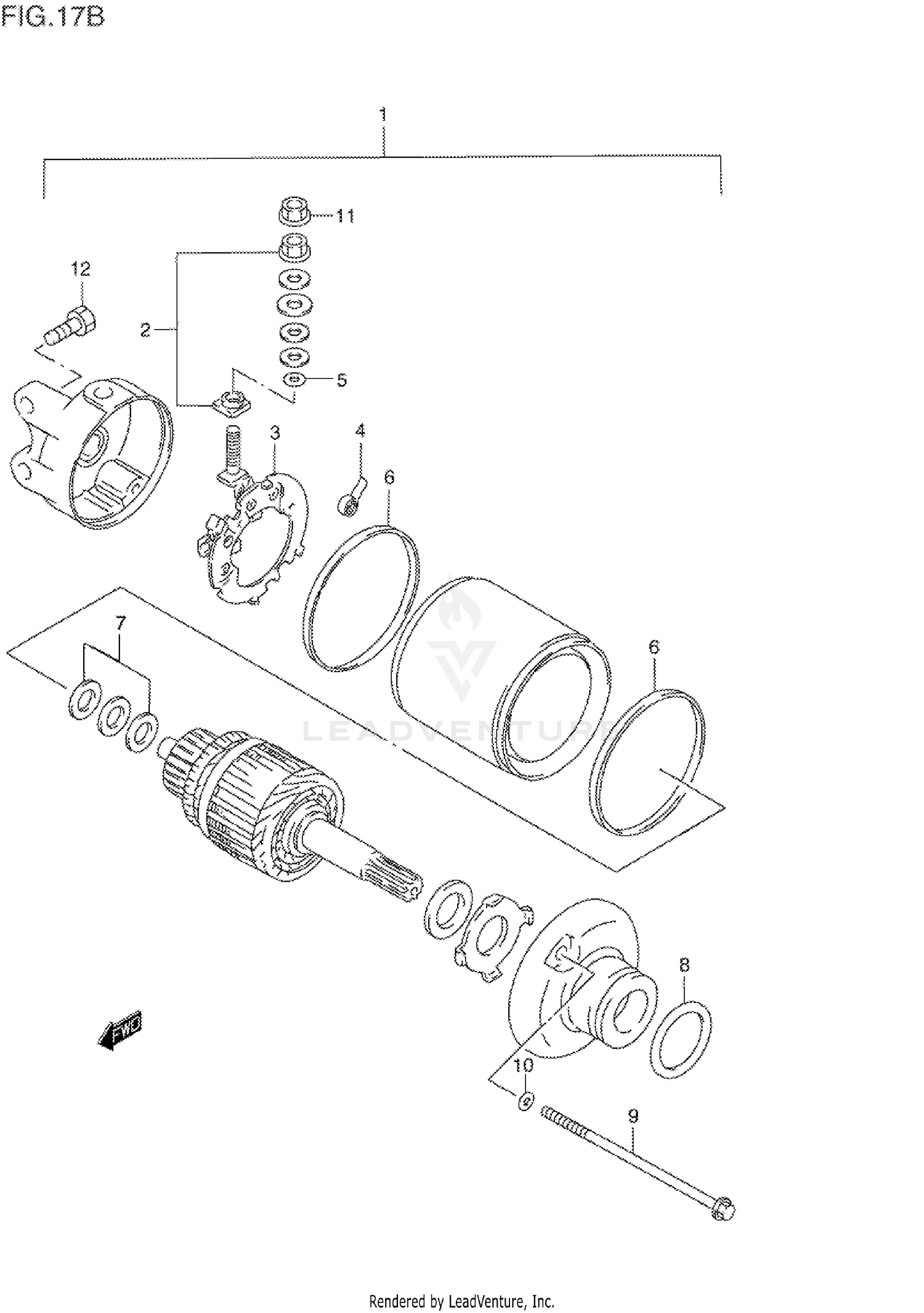 STARTING MOTOR (MODEL T)
