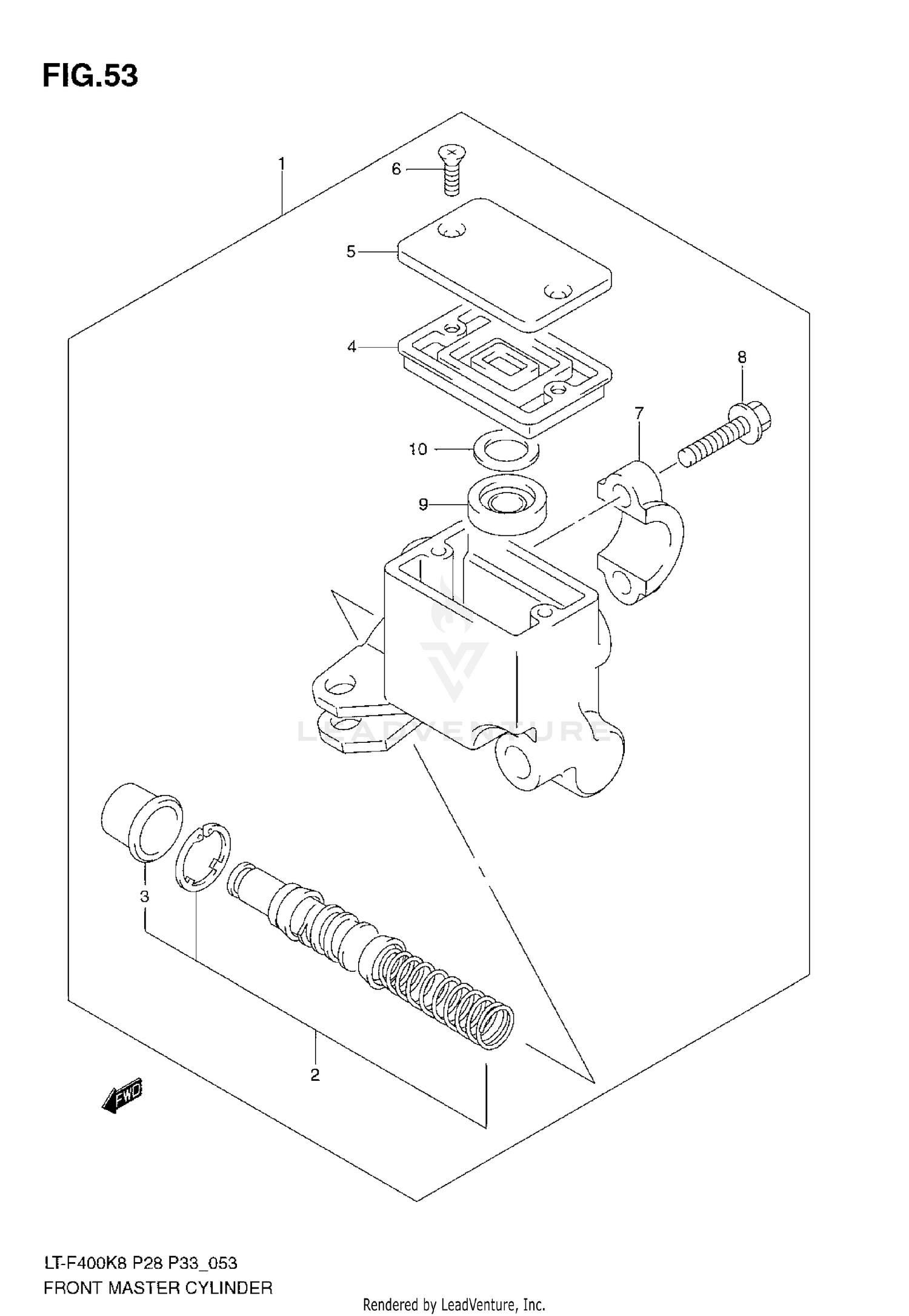 FRONT MASTER CYLINDER