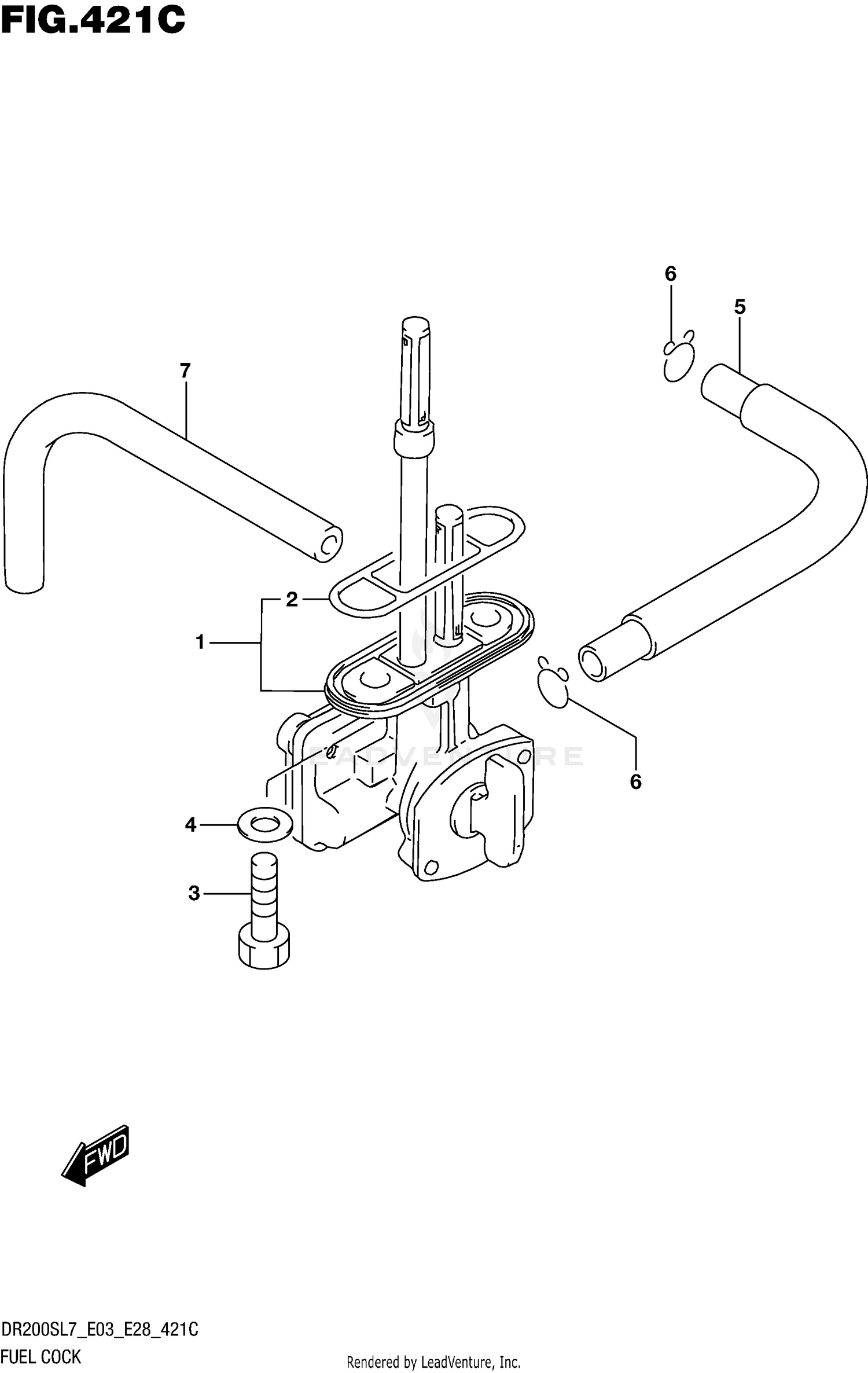 FUEL COCK (DR200SL7 E33)