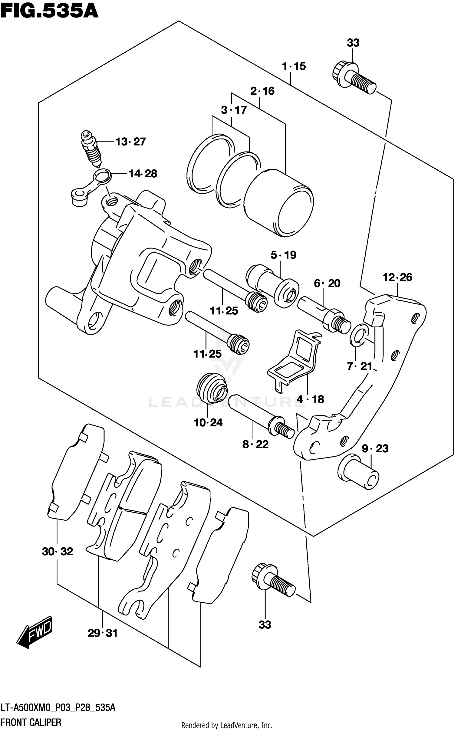 FRONT CALIPER