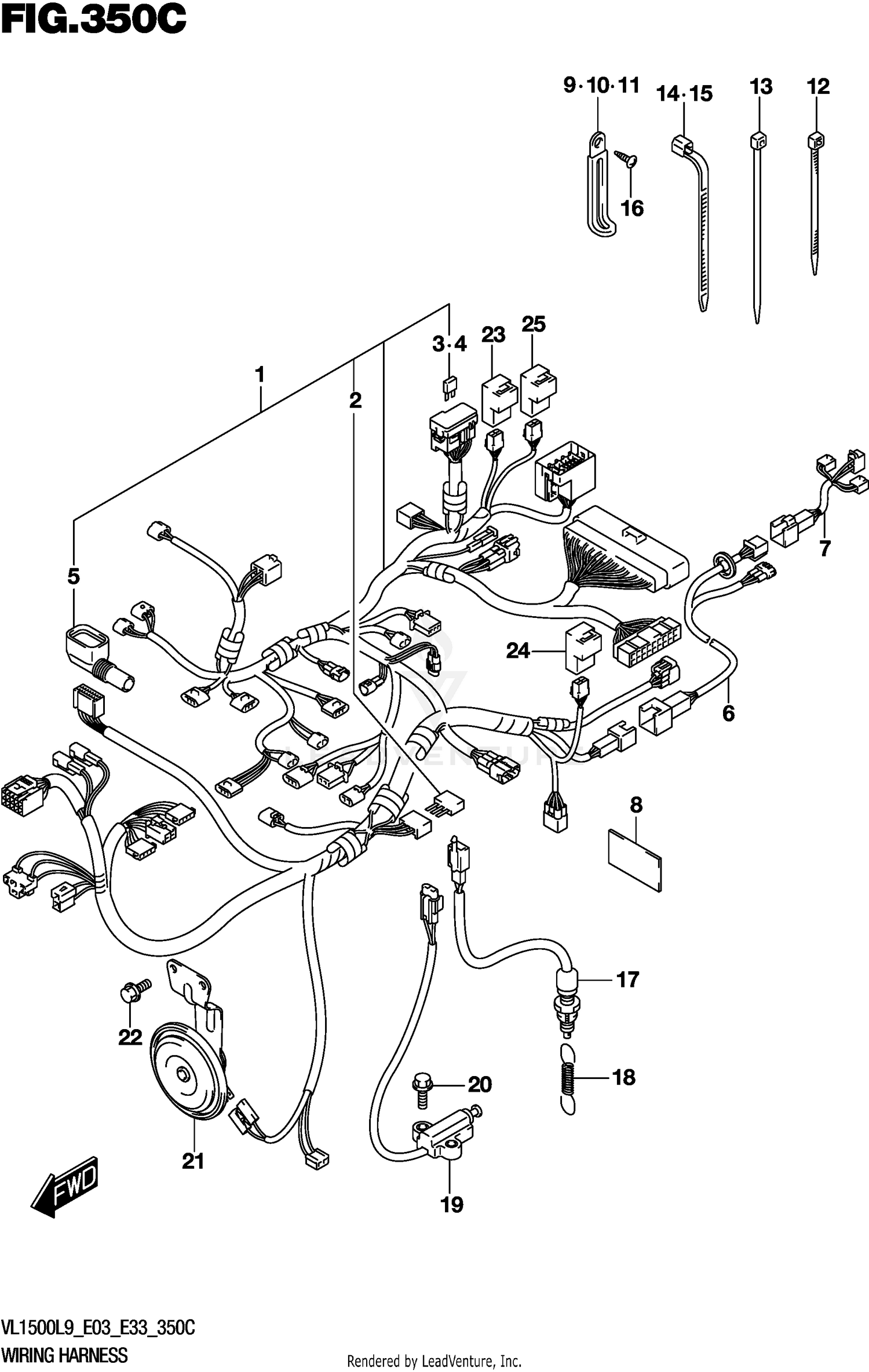 WIRING HARNESS (VL1500TL9 E03)