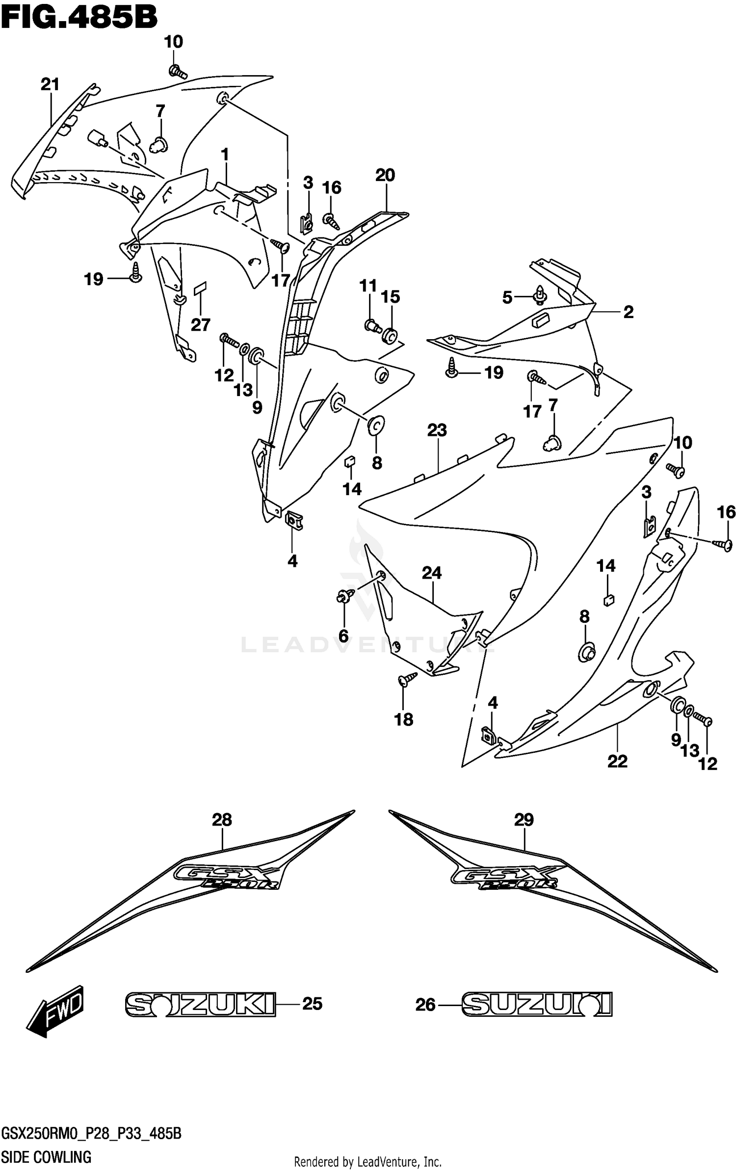 SIDE COWLING (FOR BY7,BHM)