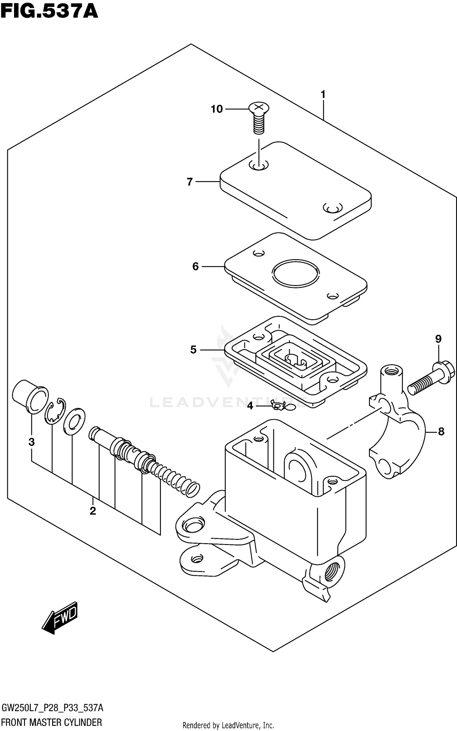 FRONT MASTER CYLINDER