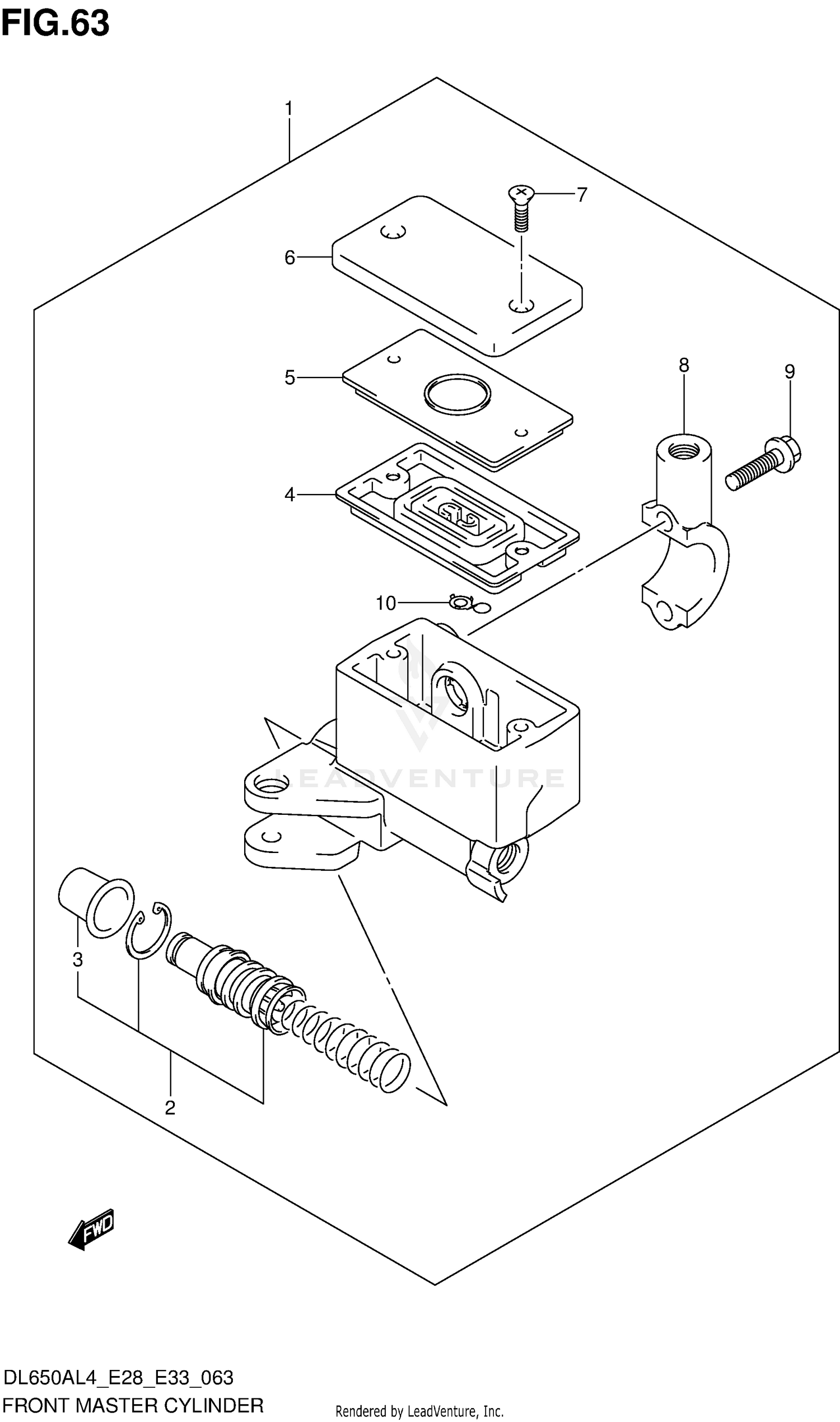 FRONT MASTER CYLINDER