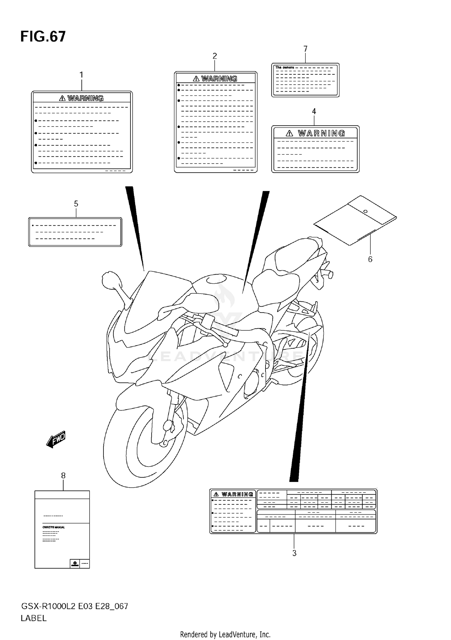 LABEL (GSX-R1000 L2 E03)