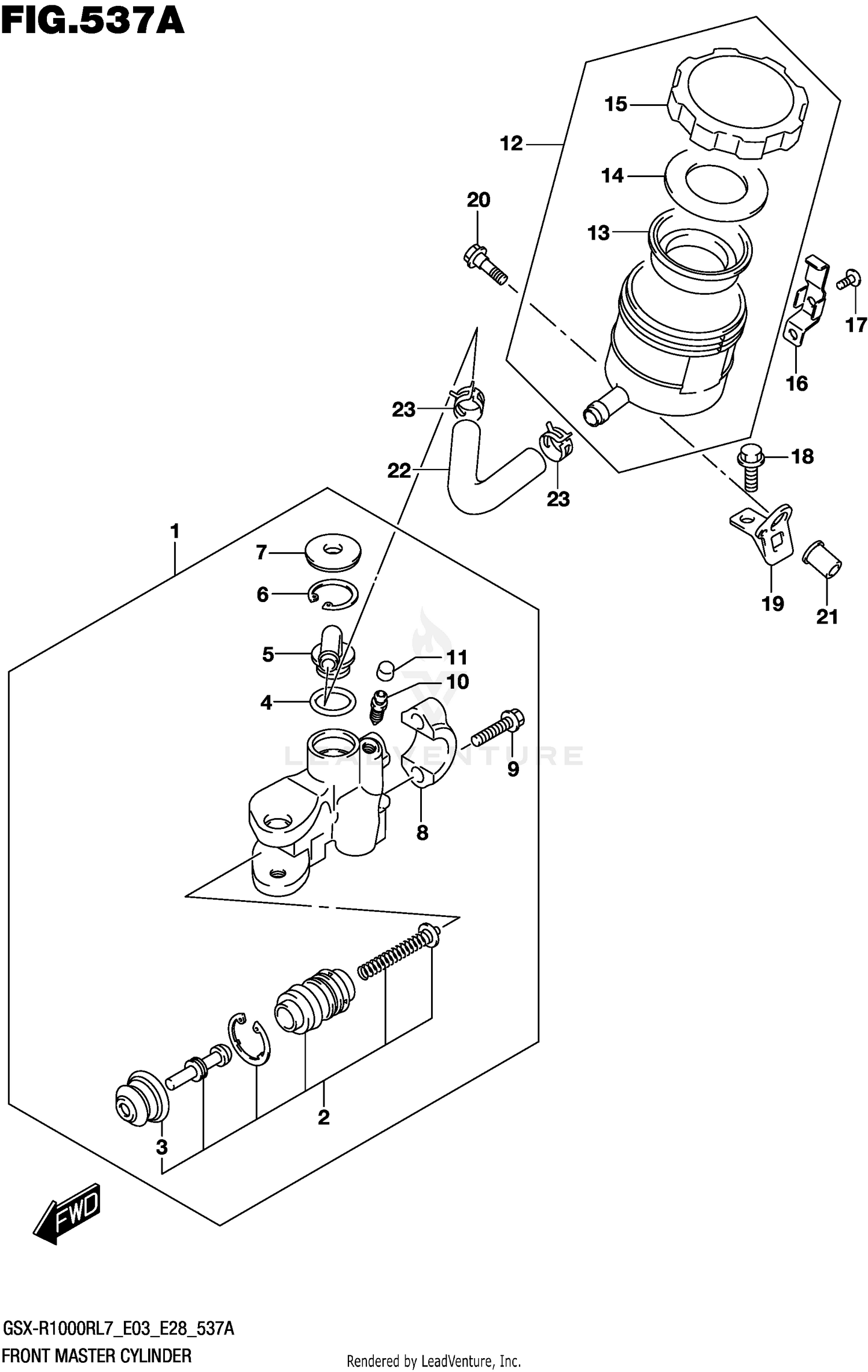 FRONT MASTER CYLINDER