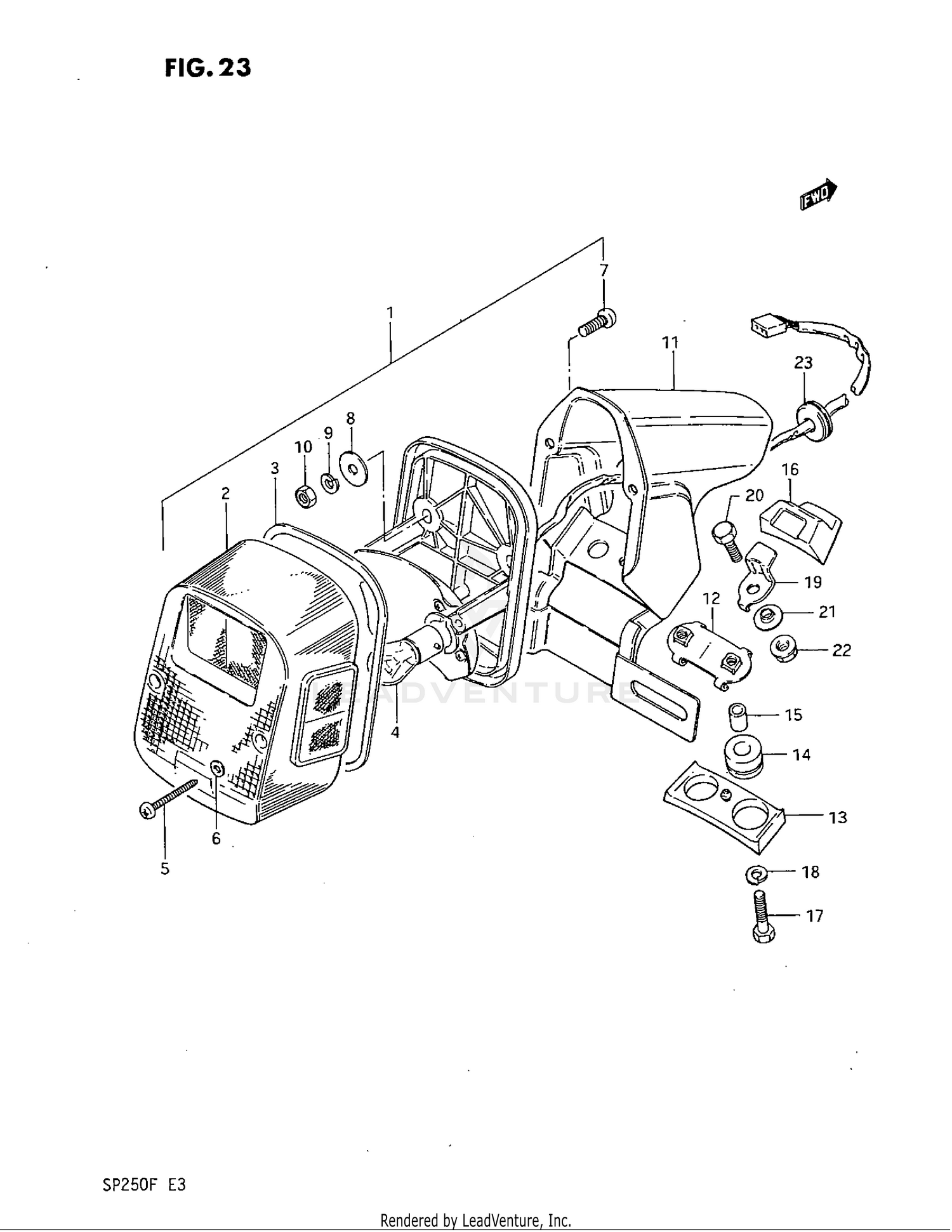 REAR COMBINATION LAMP