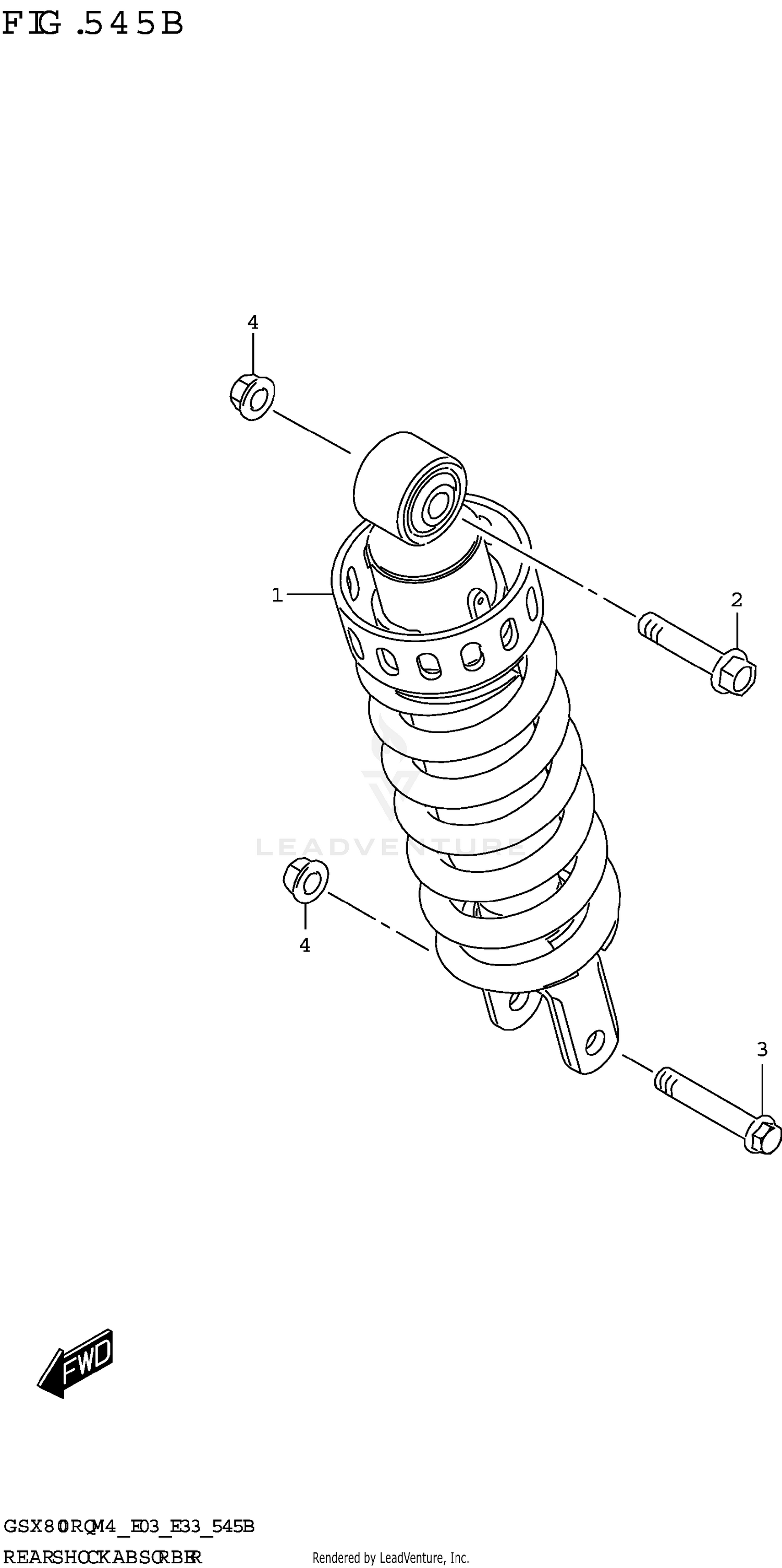 REAR SHOCK ABSORBER