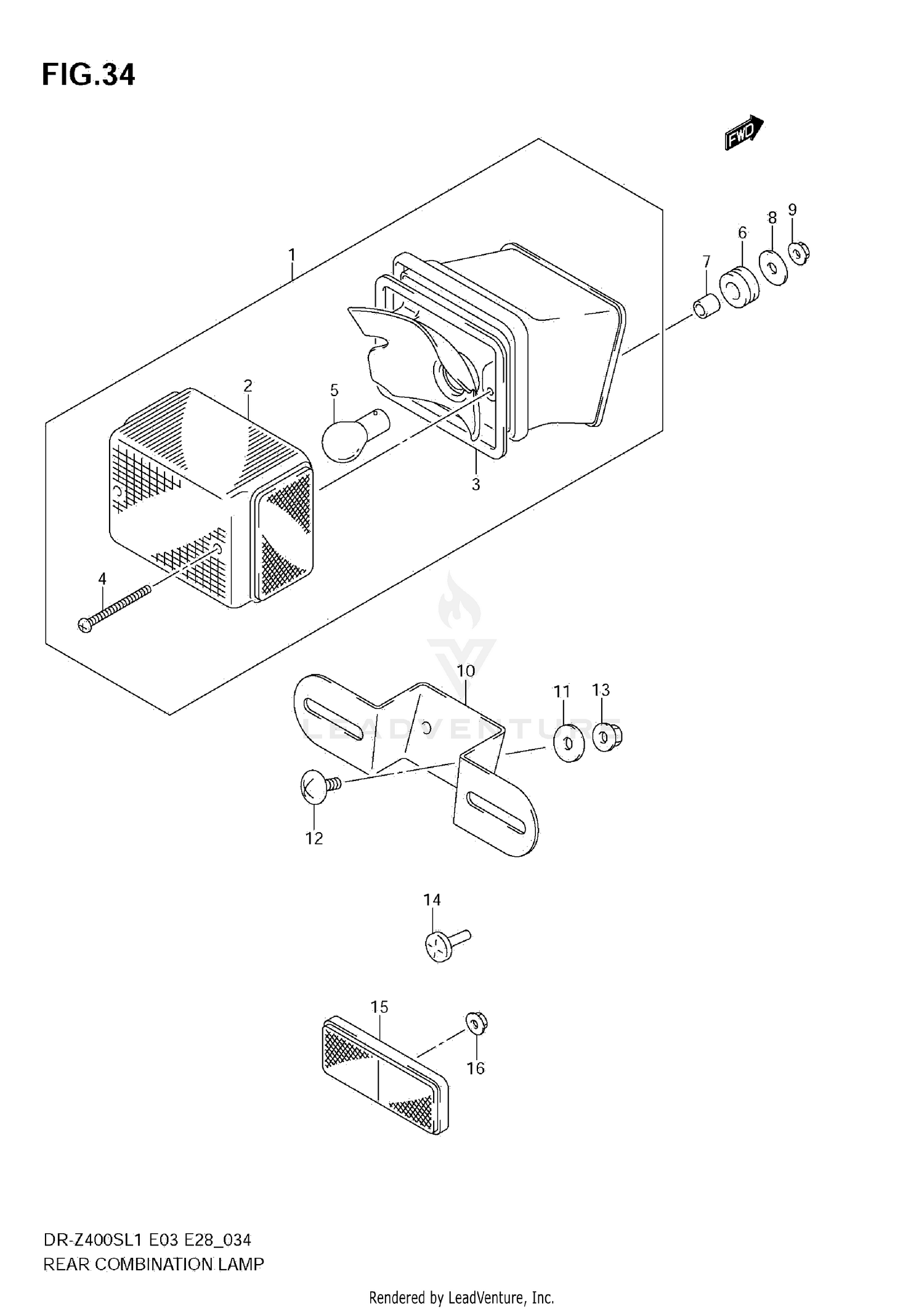 REAR COMBINATION LAMP