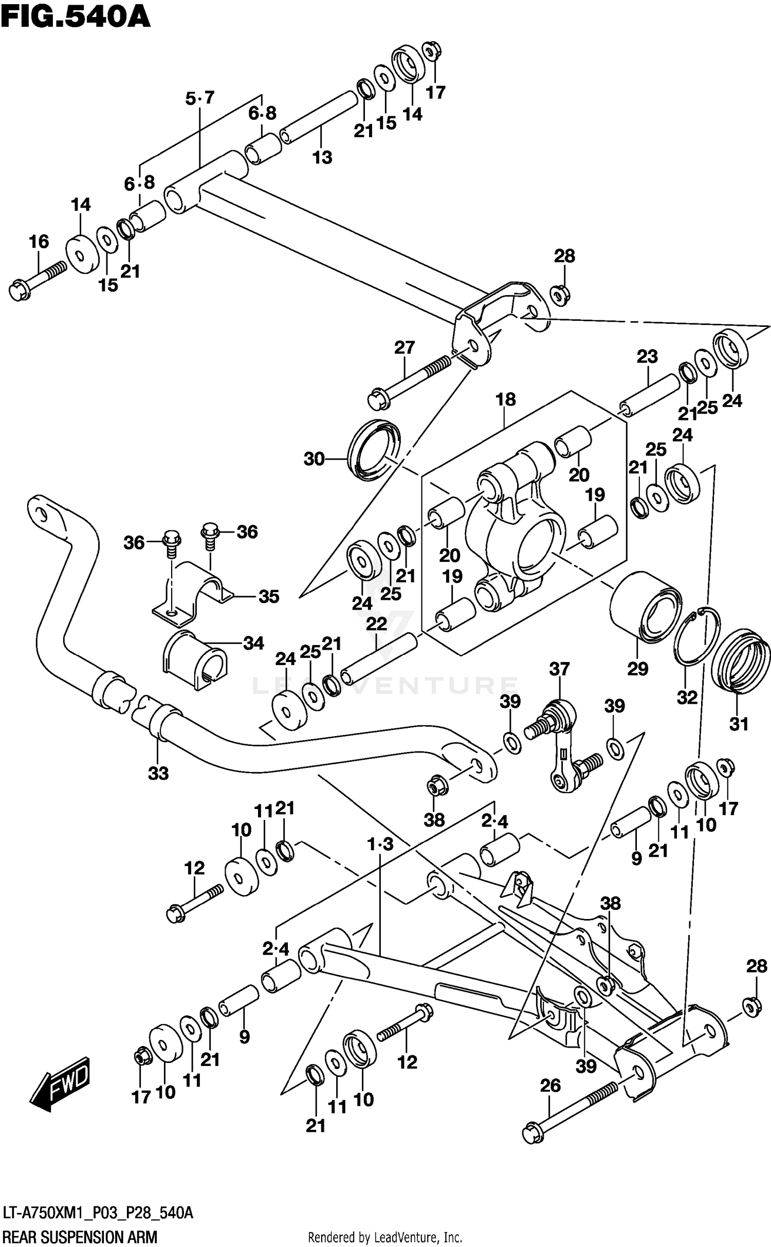 REAR SUSPENSION ARM