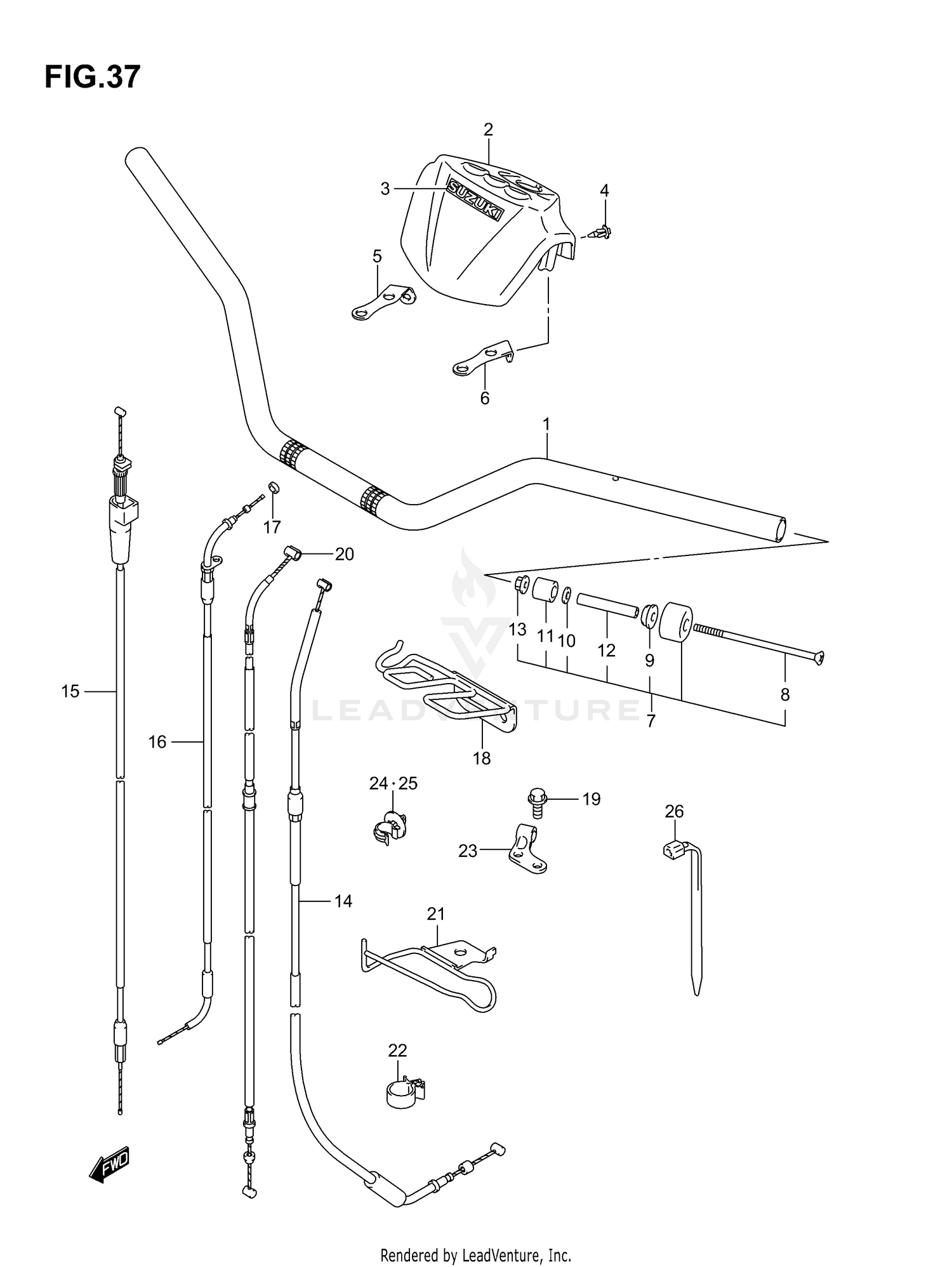 HANDLEBAR (MODEL K3/K4)