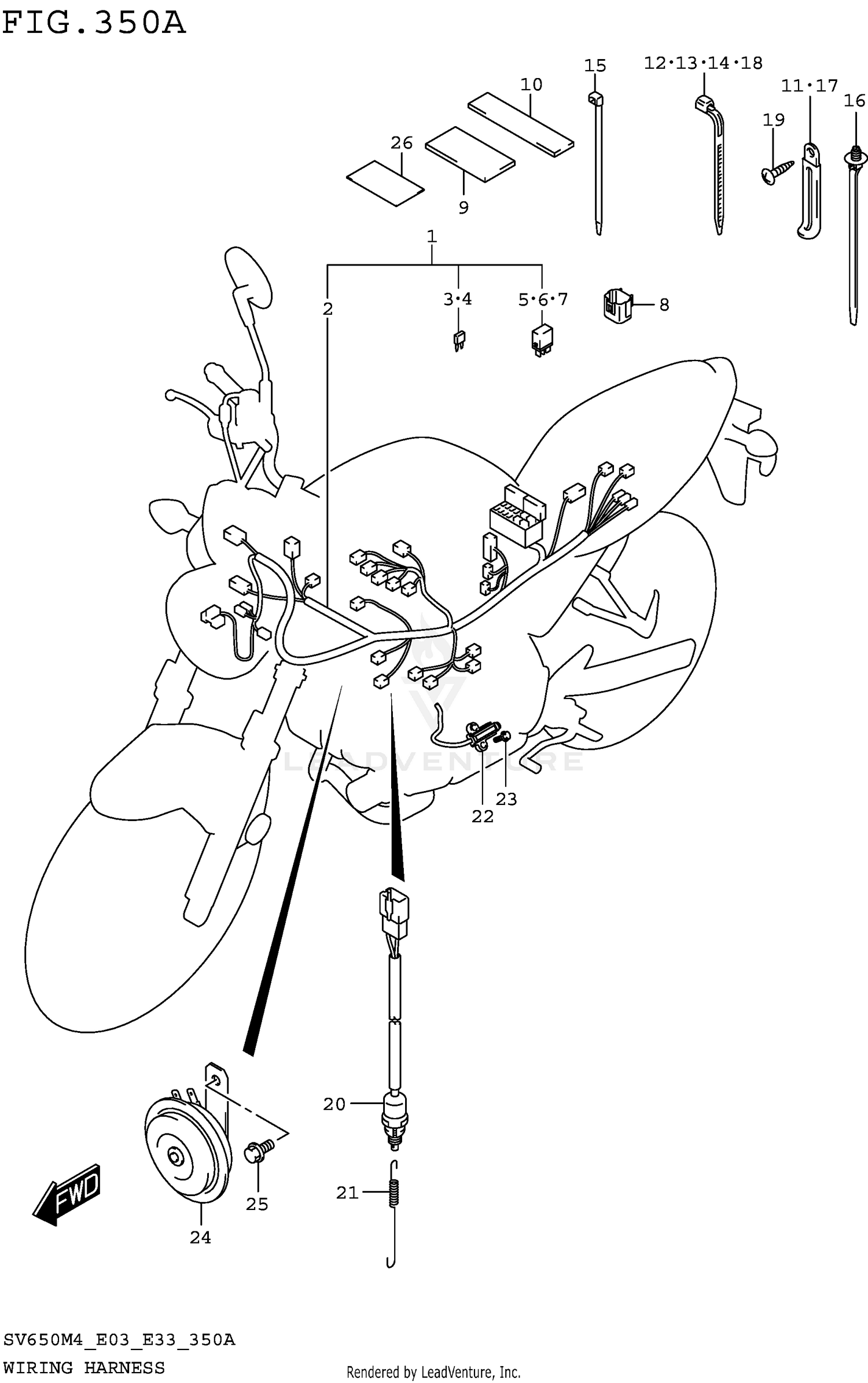WIRING HARNESS (SV650M4 E03)