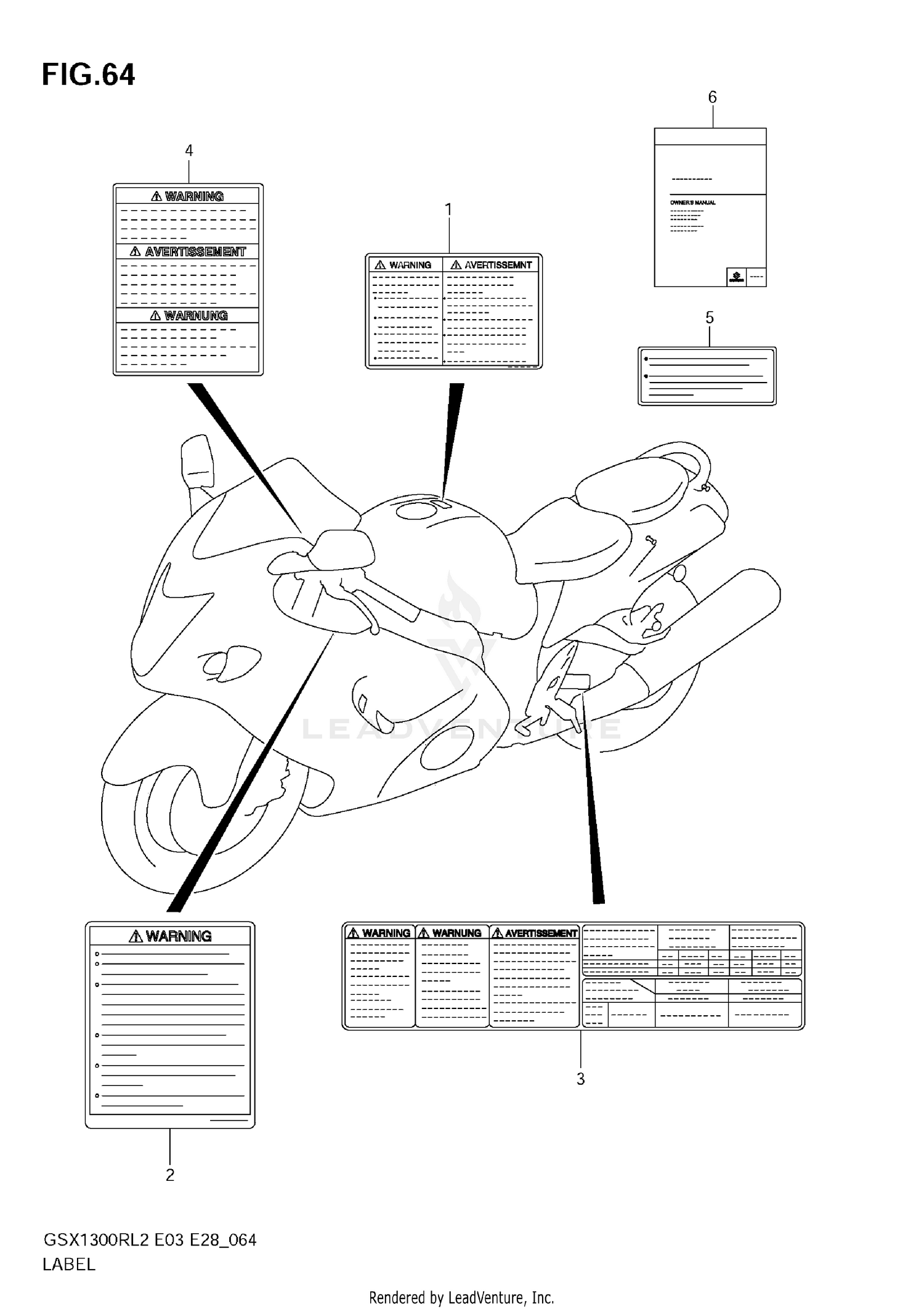 LABEL (GSX1300R L2 E28)