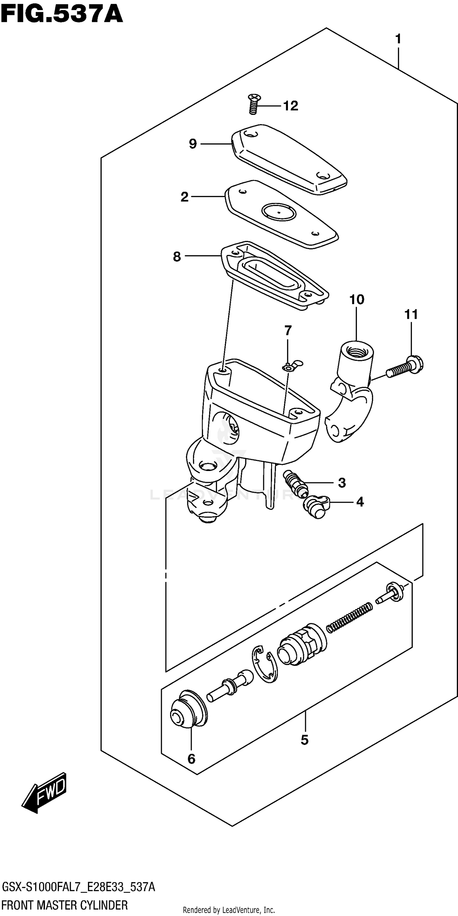 FRONT MASTER CYLINDER