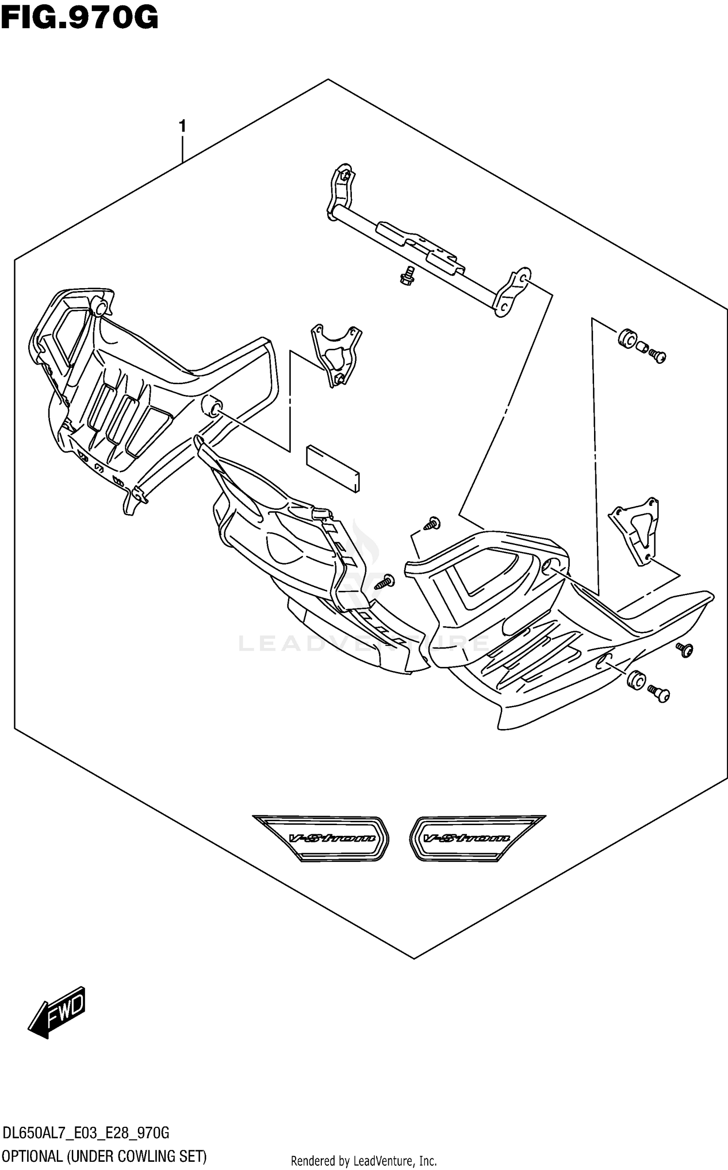 OPTIONAL (UNDER COWLING SET) (DL650AL7 E03)