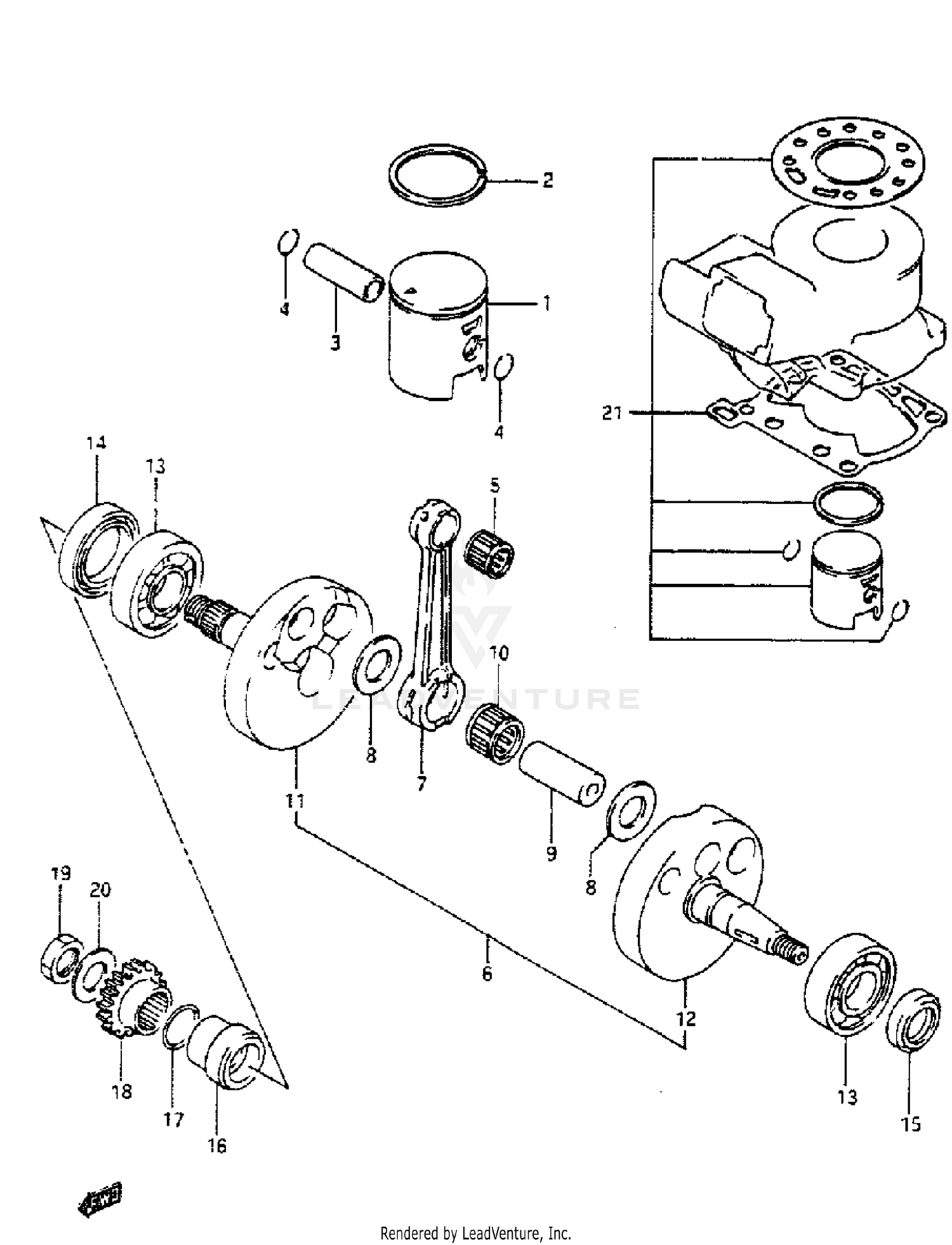 CRANKSHAFT (MODEL K)