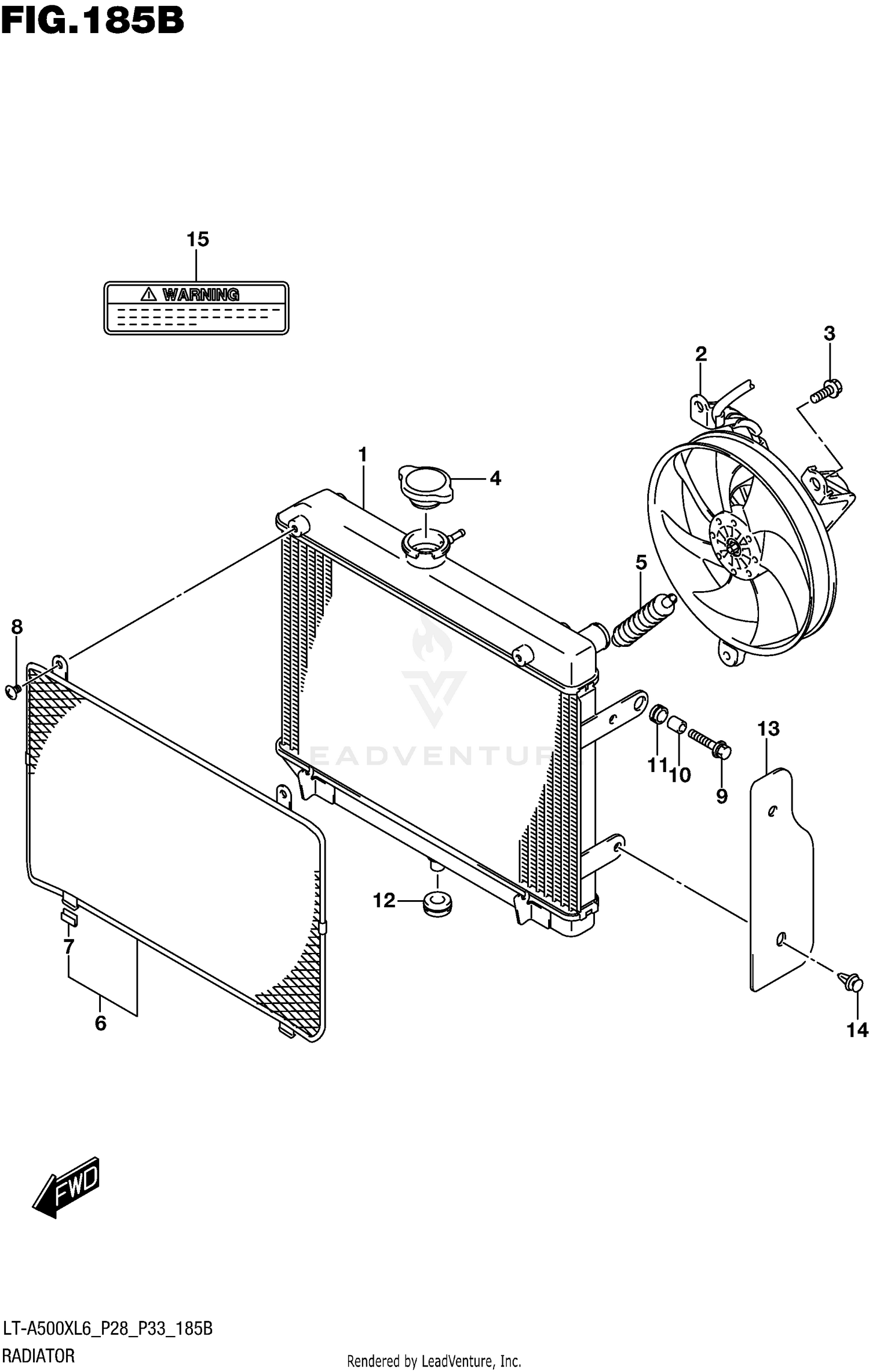 RADIATOR (LT-A500XL6 P33)