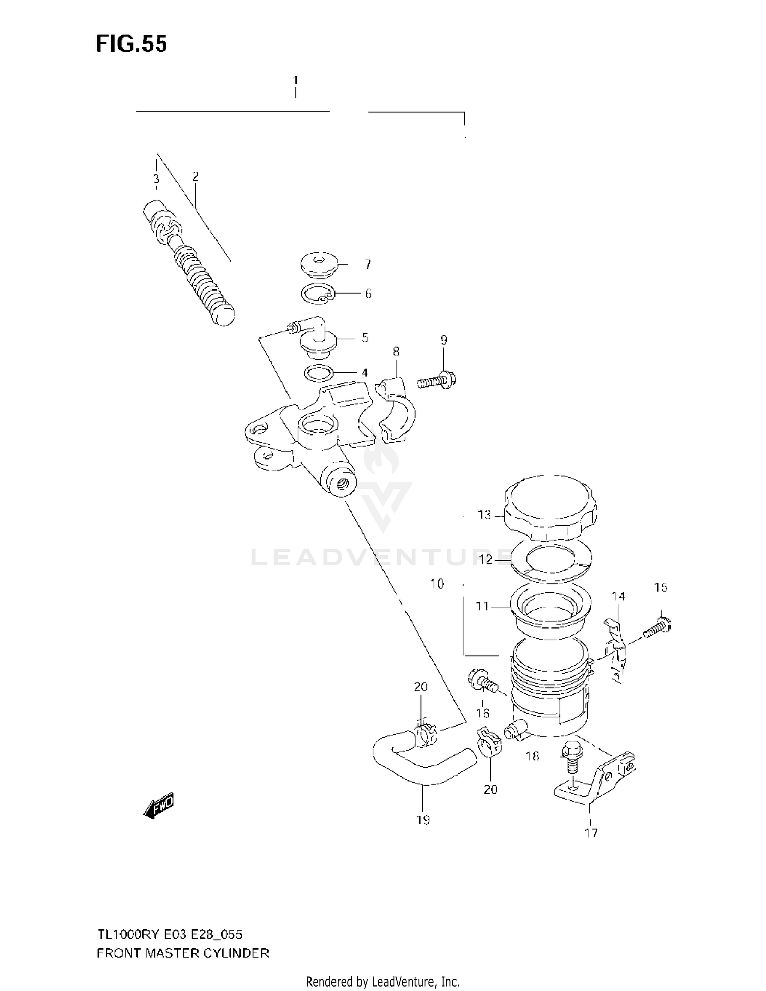 FRONT MASTER CYLINDER